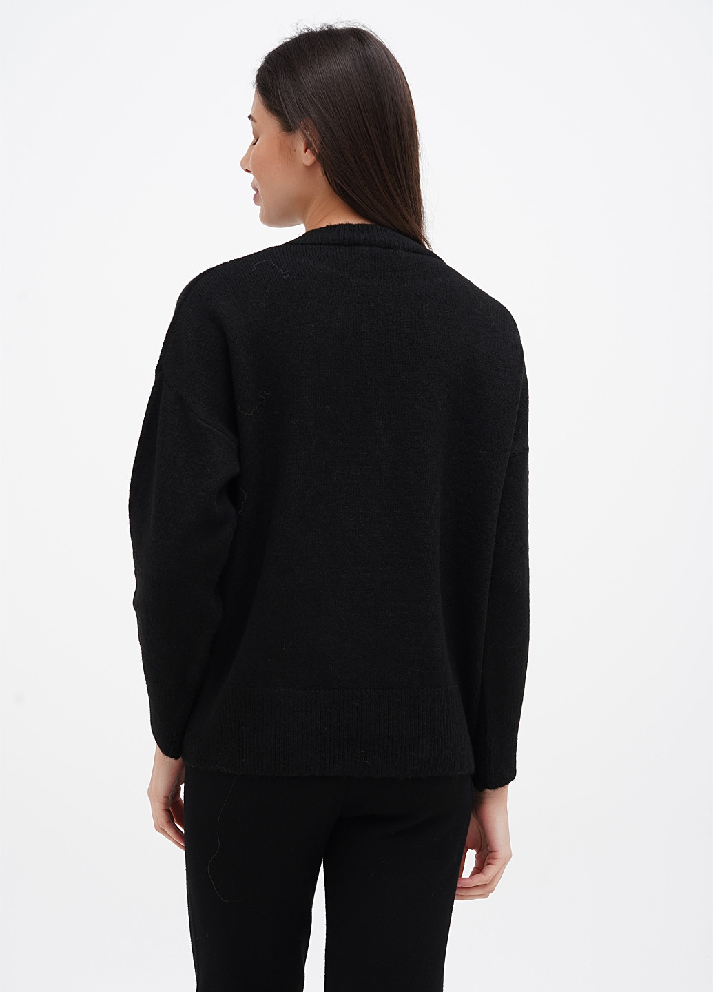 Чорний демісезонний джемпер джемпер Sassofono