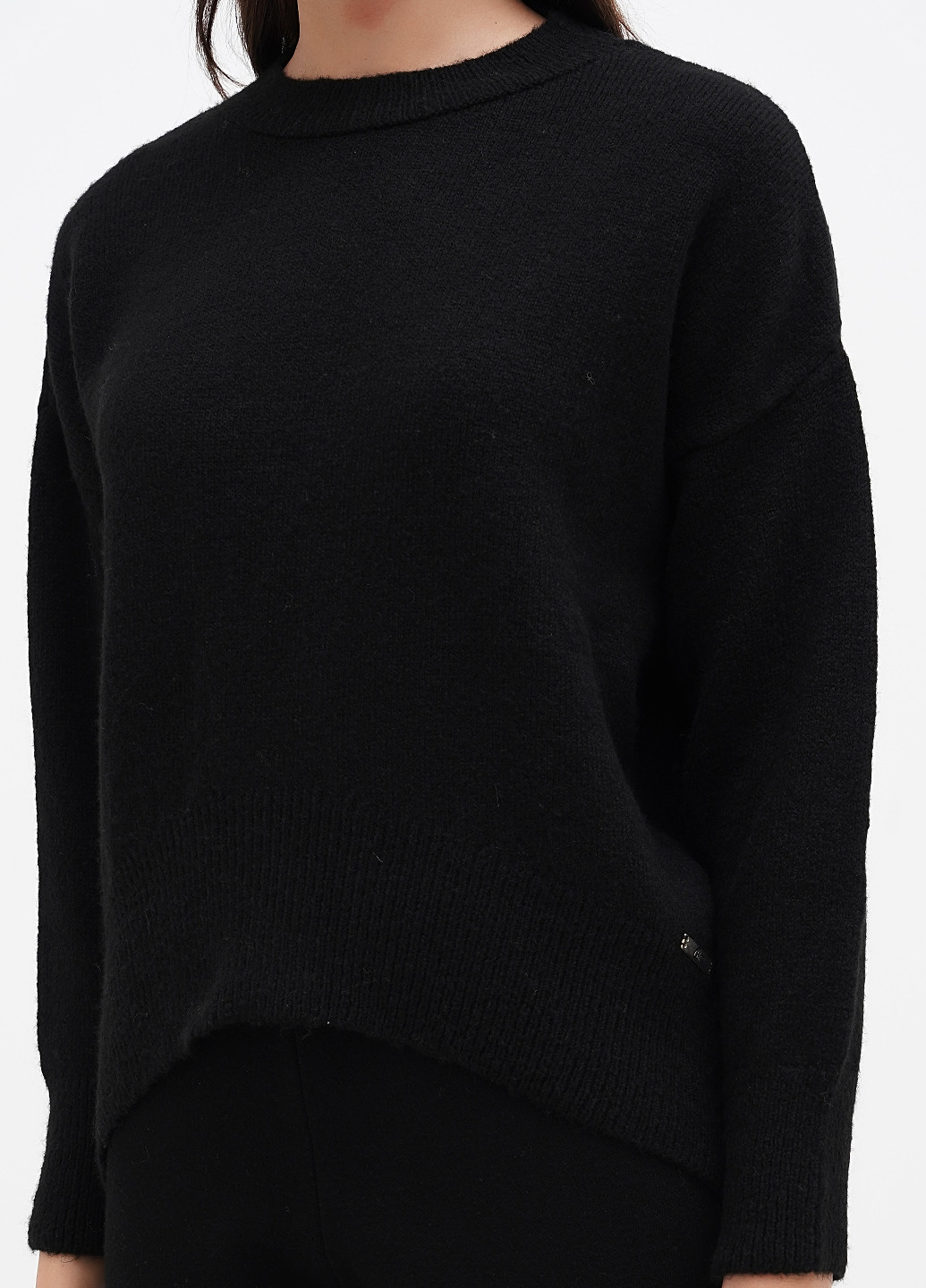 Чорний демісезонний джемпер джемпер Sassofono