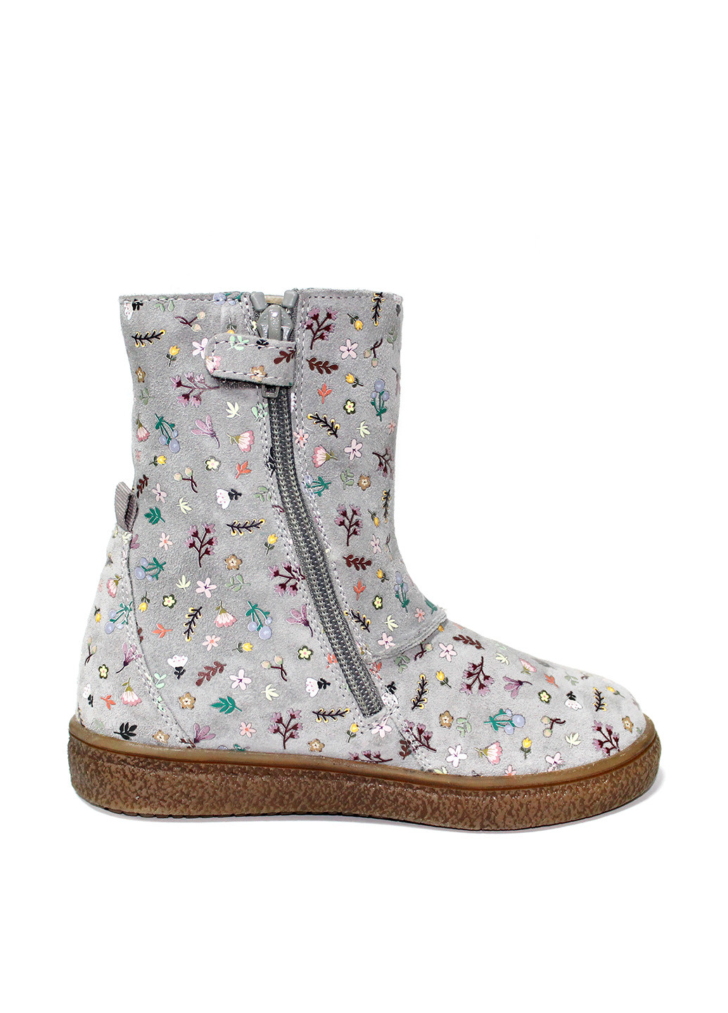 Серые кэжуал зимние ботинки Naturino