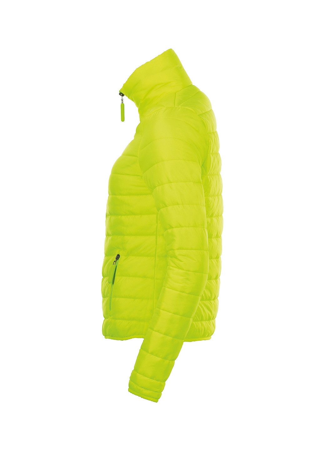 Кислотно-зеленая демисезонная куртка Sol's