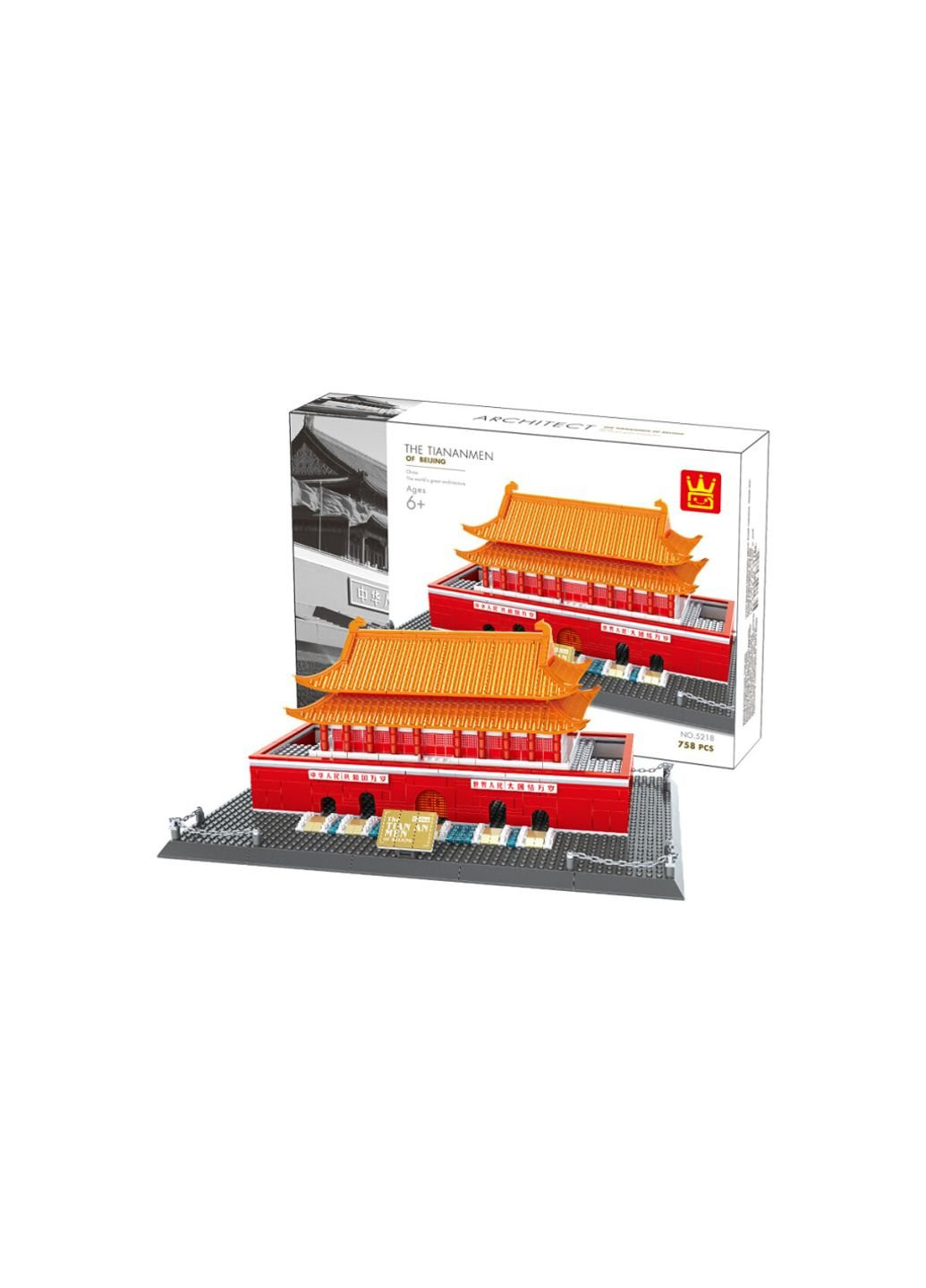 Конструктор Врата небесного покоя - Башня Тяньаньм (WNG-Tiananmen-Tower) Wange (254074543)