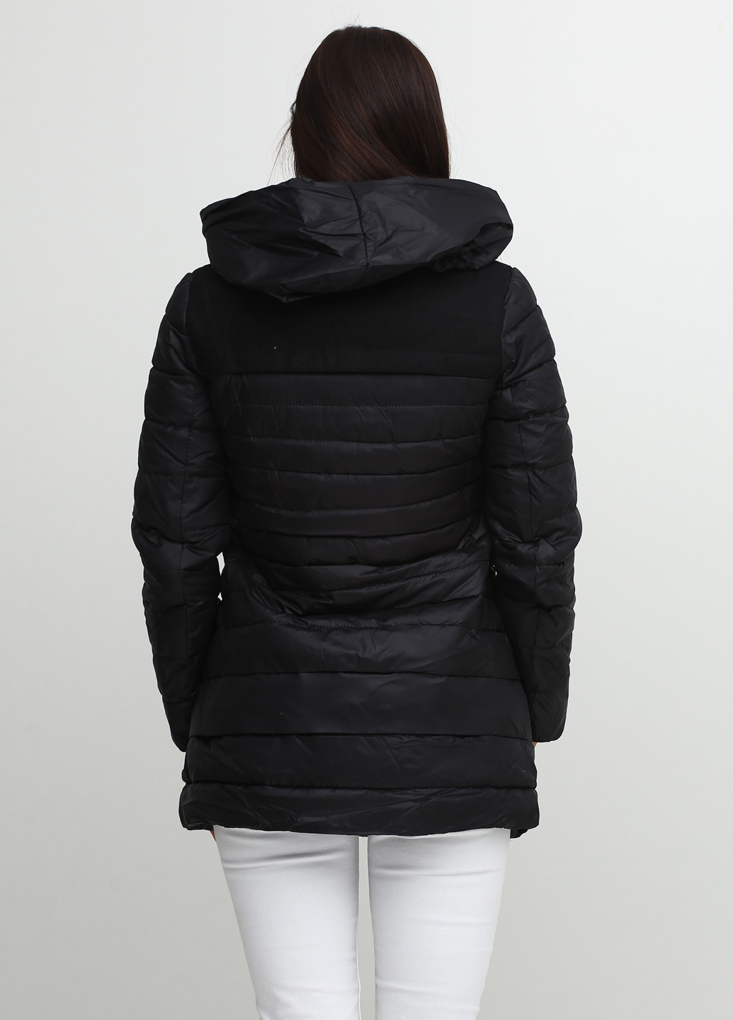 Черная демисезонная куртка Fengdupianpian