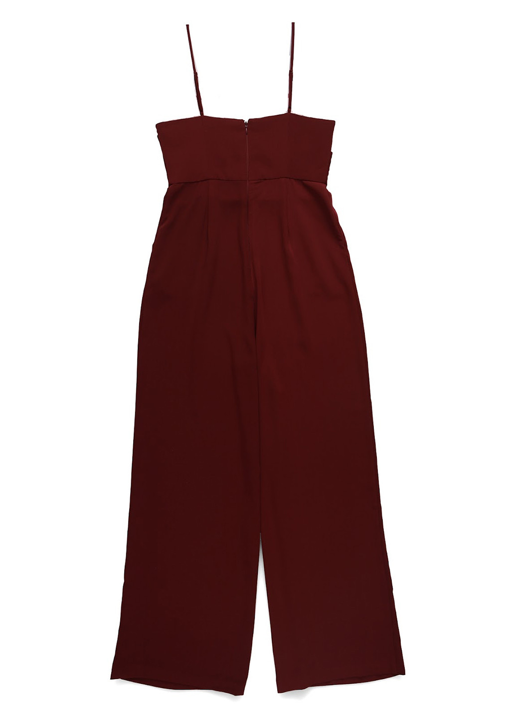 Комбинезон Forever New комбинезон-брюки однотонный бордовый кэжуал полиэстер