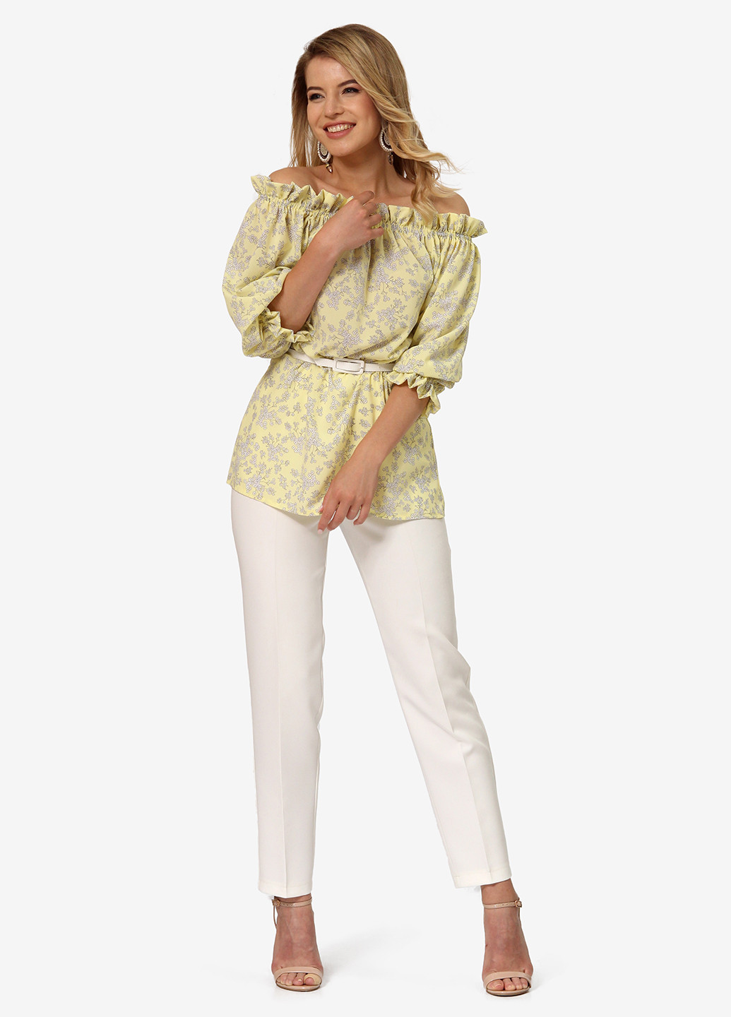 Комбинированный летний комплект (блуза, брюки) Lila Kass