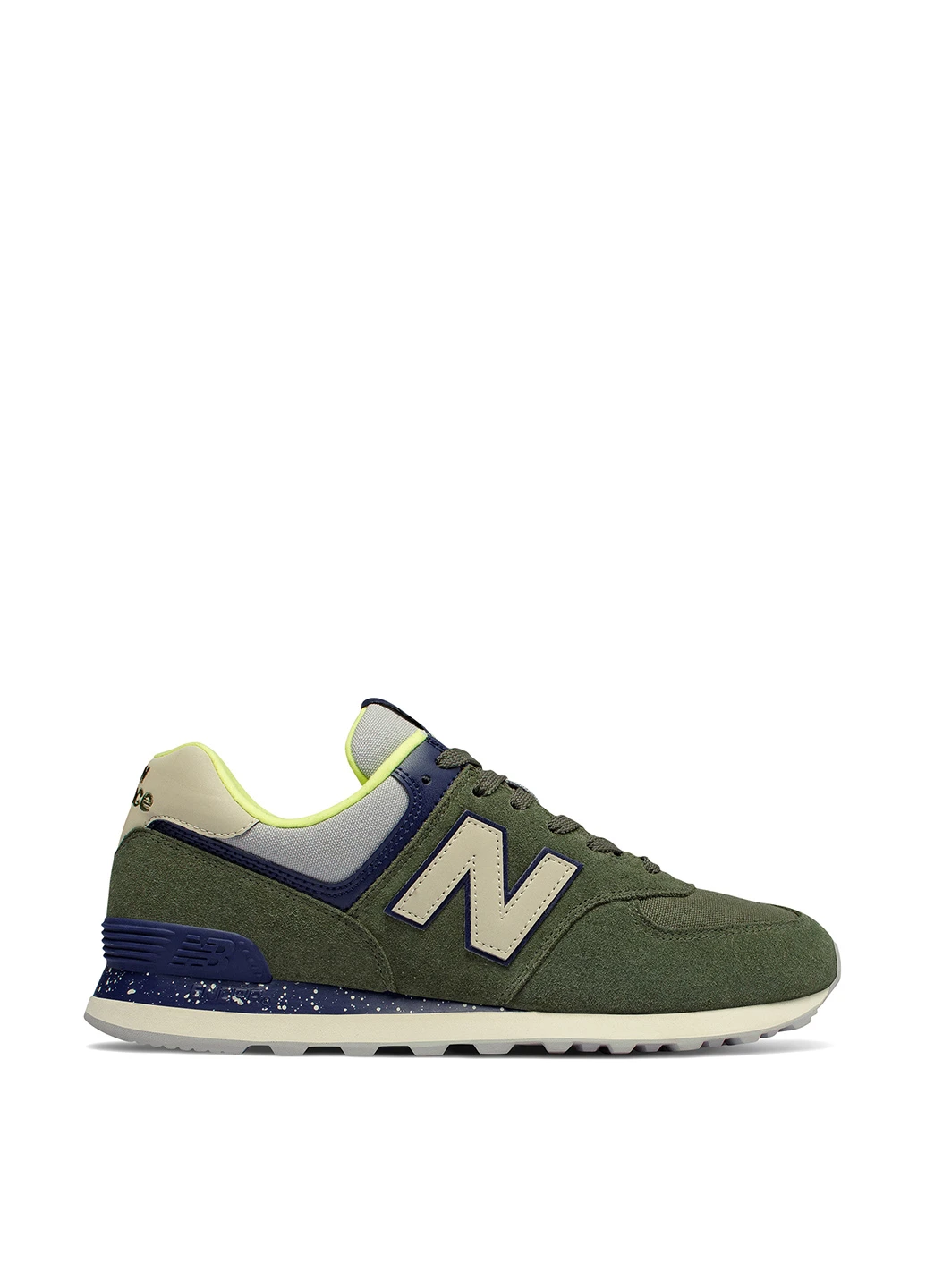 Зелені кроссовки демісезон New Balance 574.0