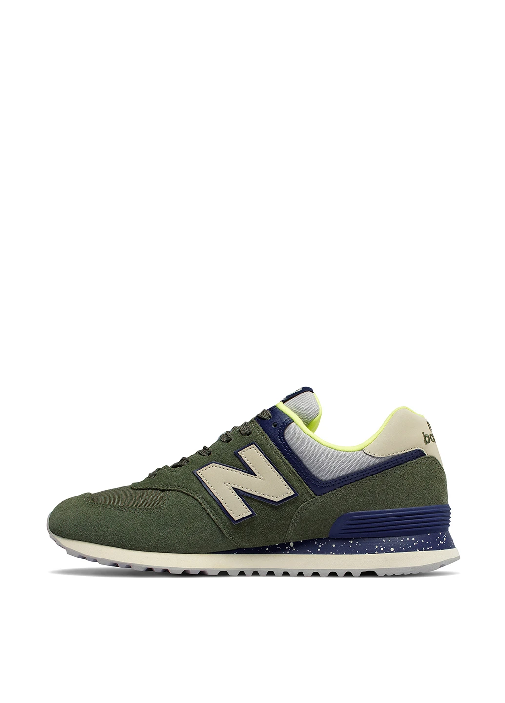 Зелені кроссовки демісезон New Balance 574.0