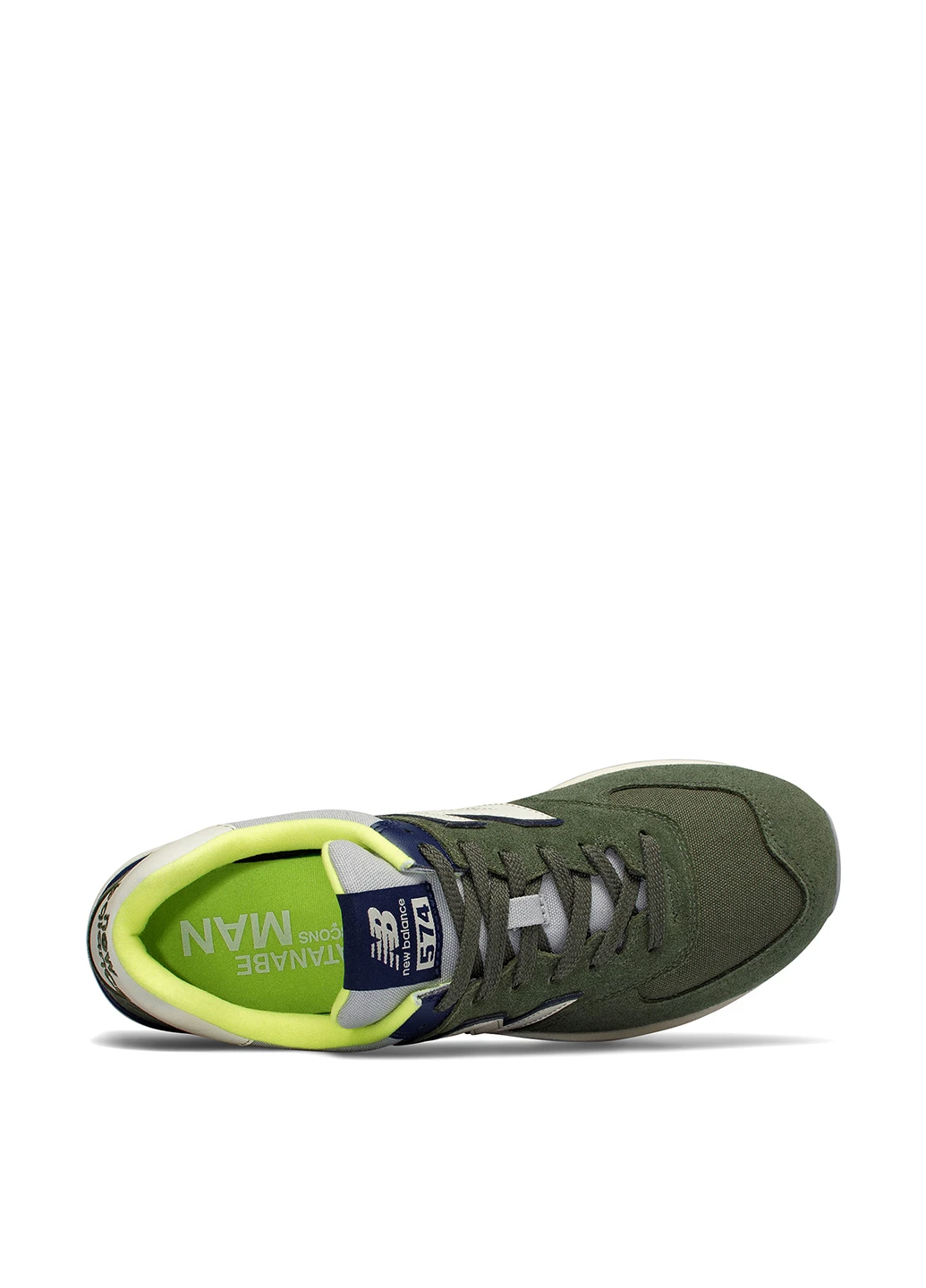 Зелені кроссовки демісезон New Balance 574.0