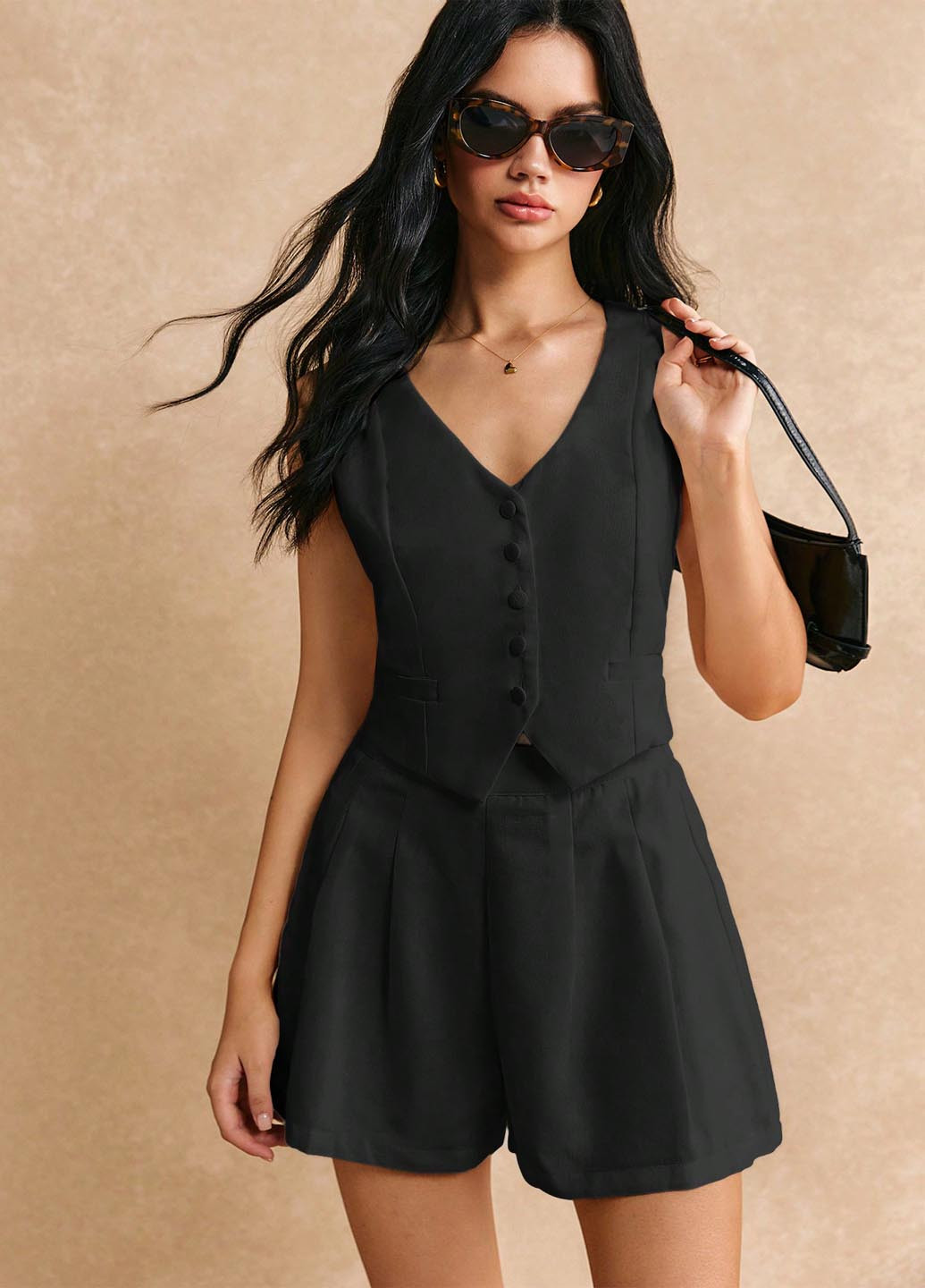 Костюм (жилет, шорти) SHEIN (345558824)