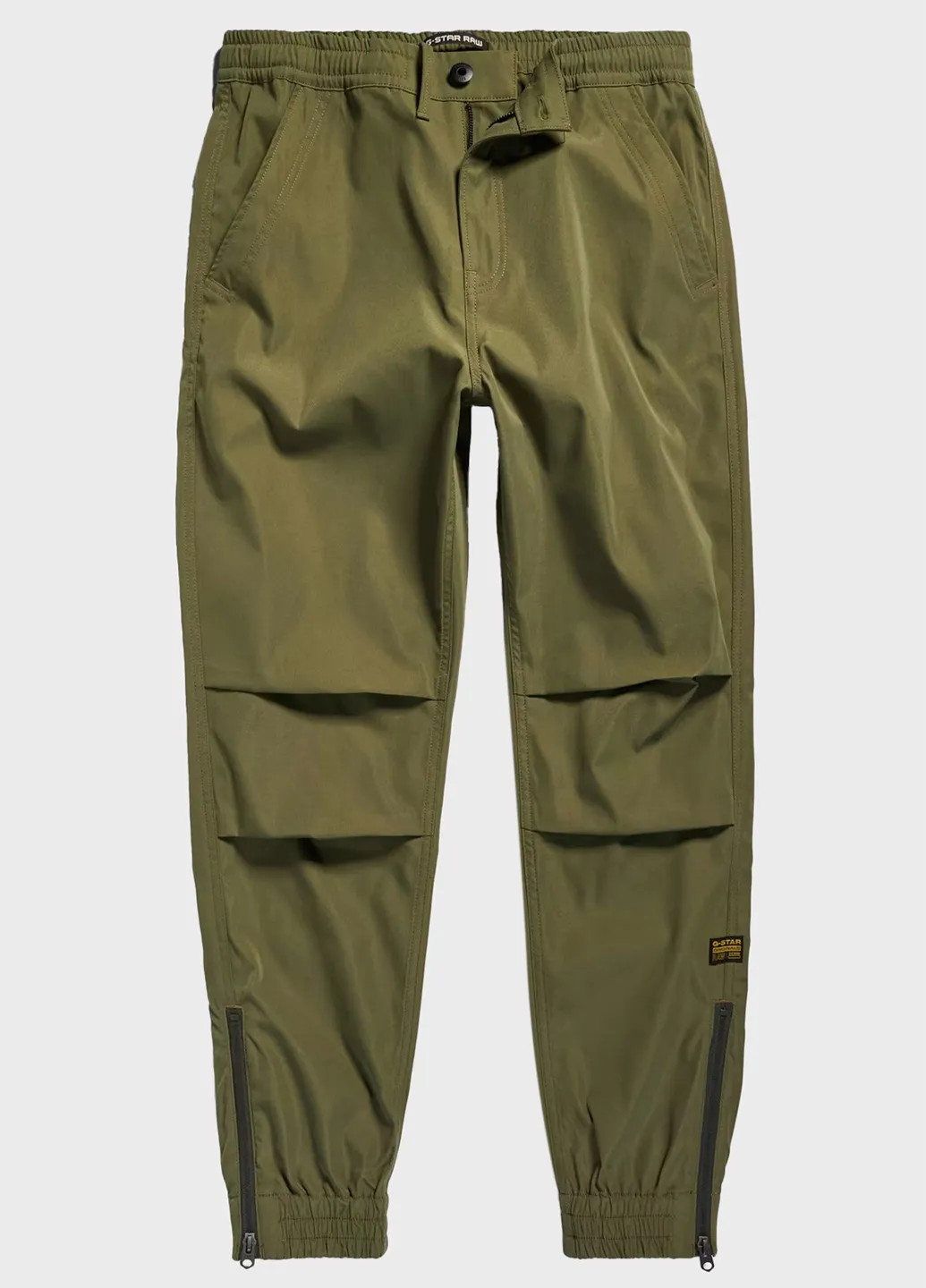 Зеленые кэжуал демисезонные джоггеры брюки G-Star Raw