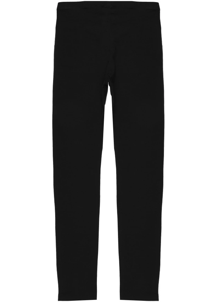 Черные демисезонные леггинсы H&M