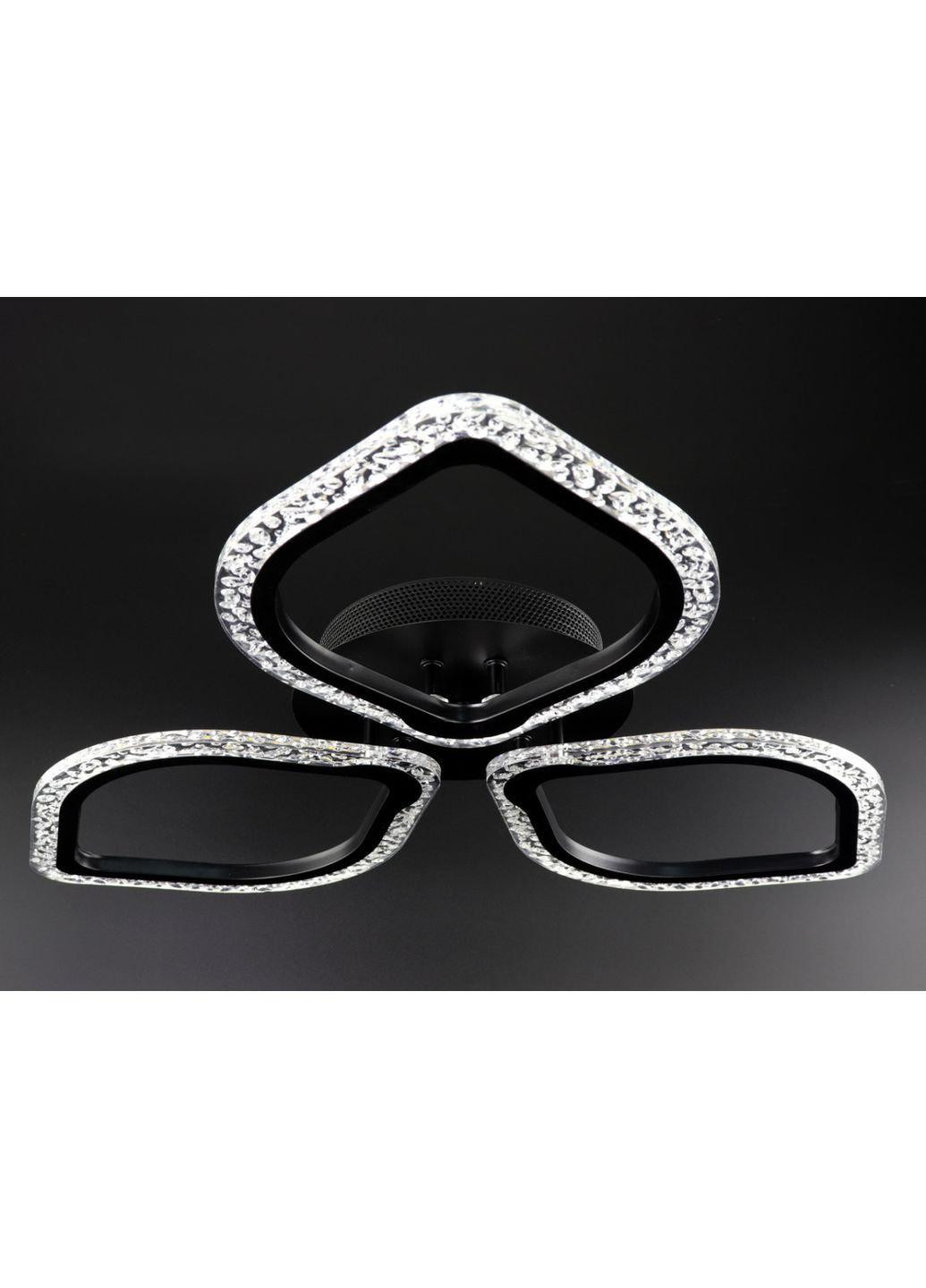 Люстра стельова LED з пультом A2522/3-bk Чорний 8х57х57 см. Sunnysky (253122313)