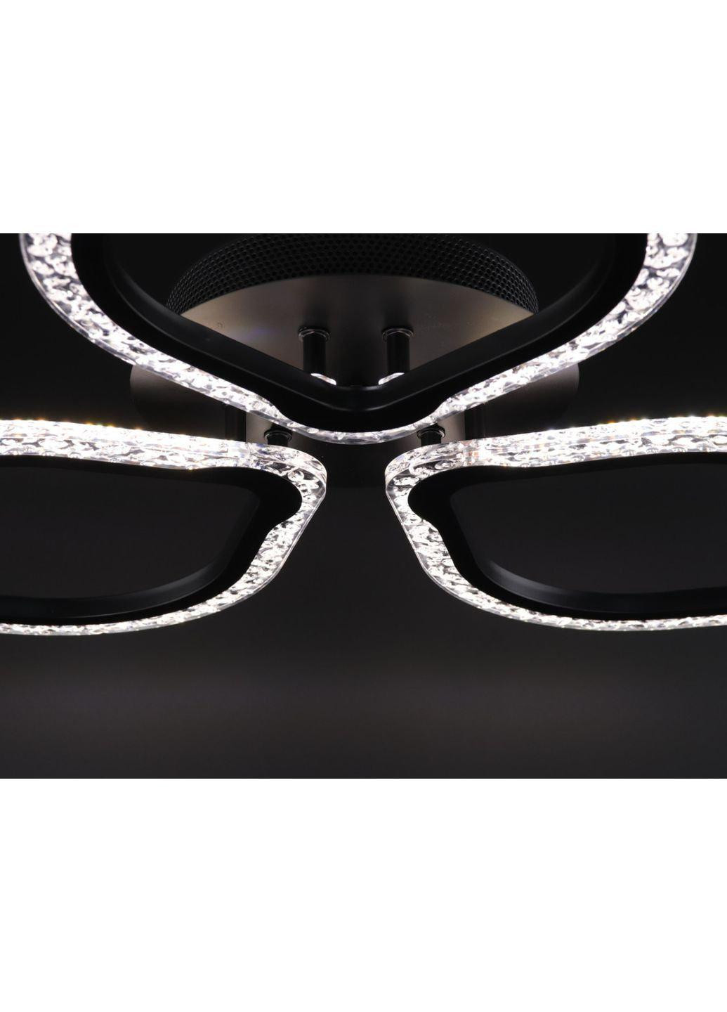 Люстра стельова LED з пультом A2522/3-bk Чорний 8х57х57 см. Sunnysky (253122313)