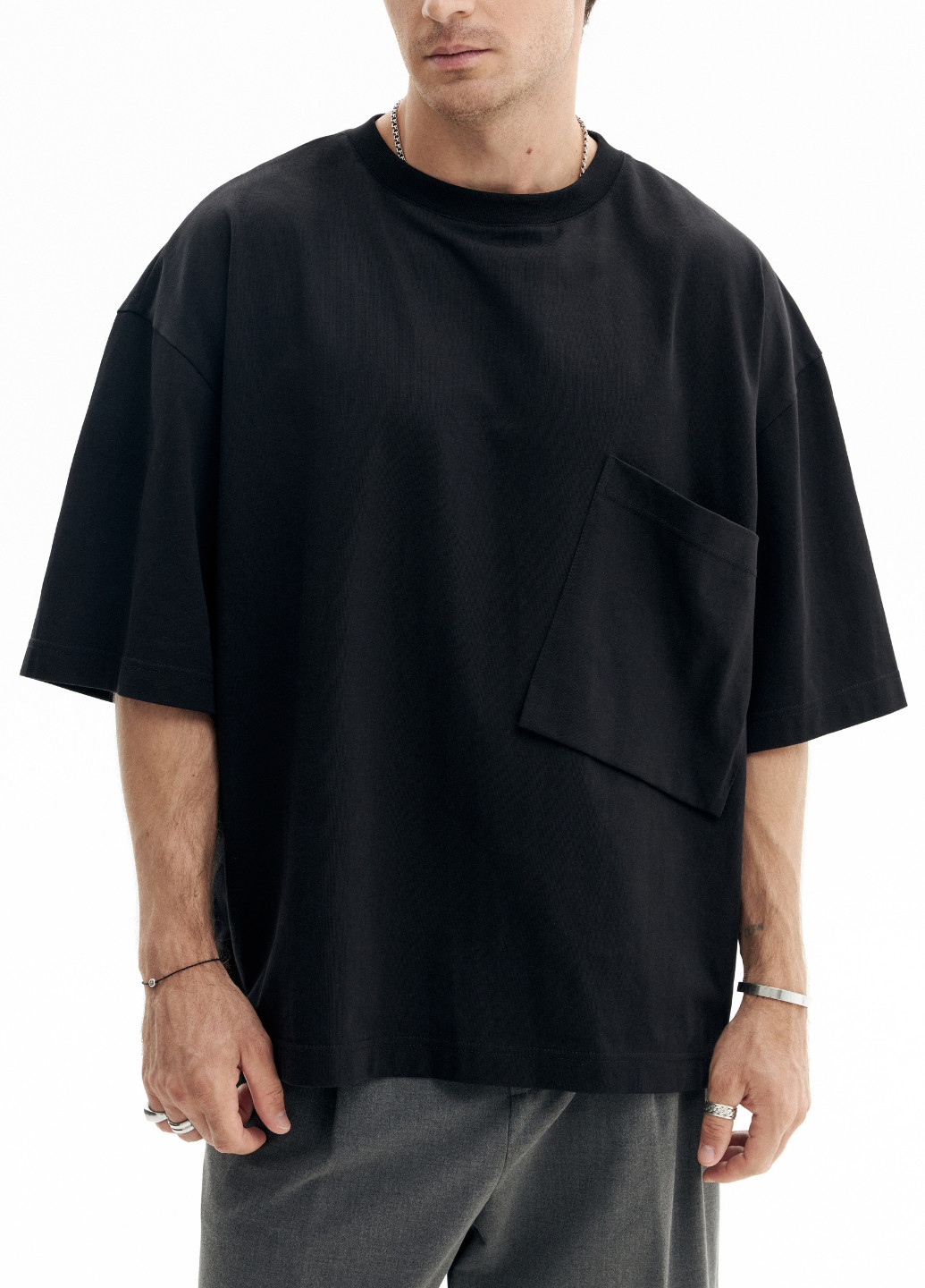 Чорна футболка No Brand