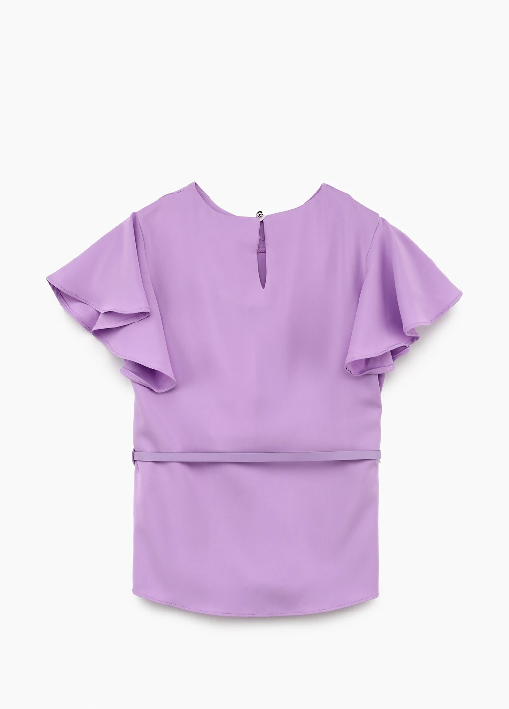 Сиреневая однотонная блузка CATANIA летняя
