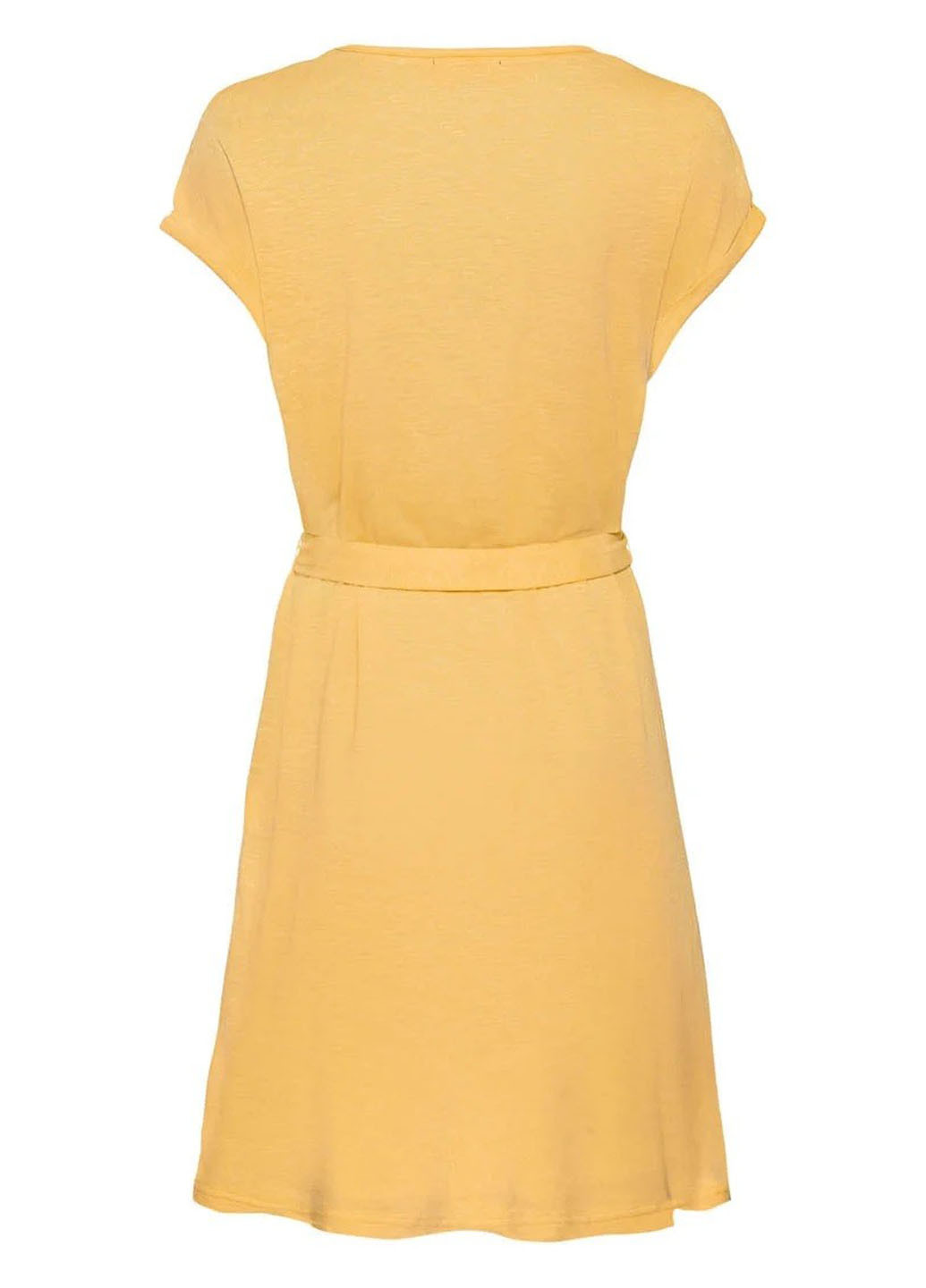 Желтое кэжуал платье платье-футболка Esmara однотонное