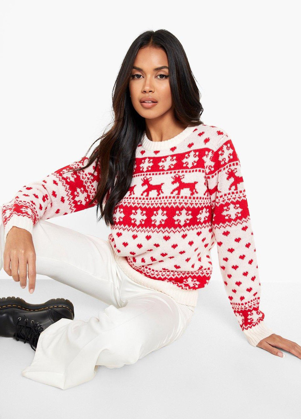 Кремовый зимний джемпер джемпер Boohoo