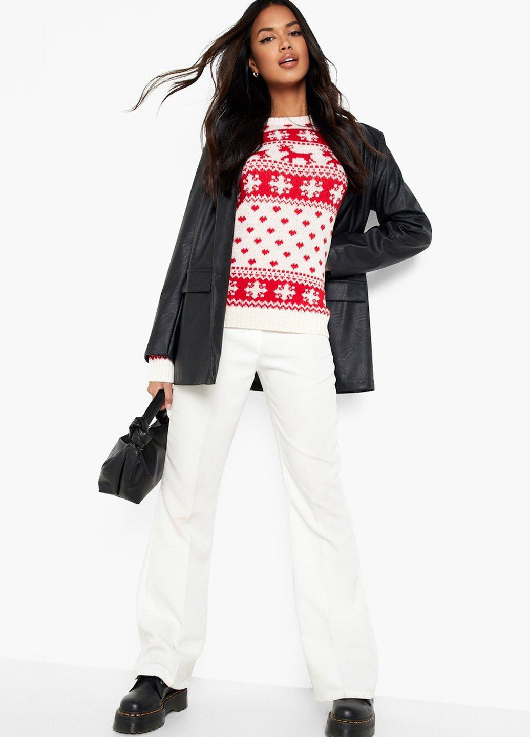 Кремовый зимний джемпер джемпер Boohoo