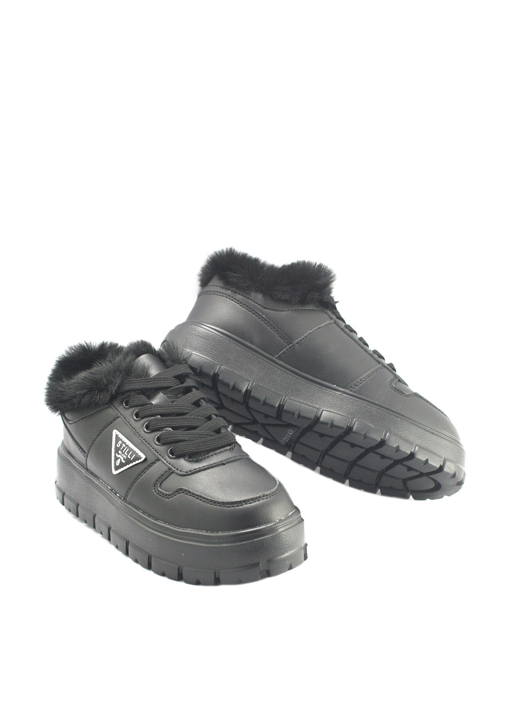 Зимние ботинки No Brand с мехом из искусственной кожи