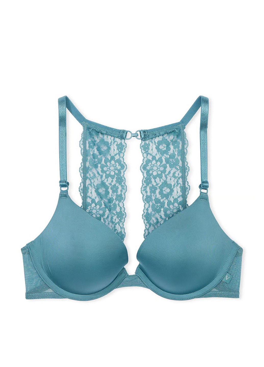 Бірюзовий балконет бюстгальтер Victoria's Secret з кісточками поліамід