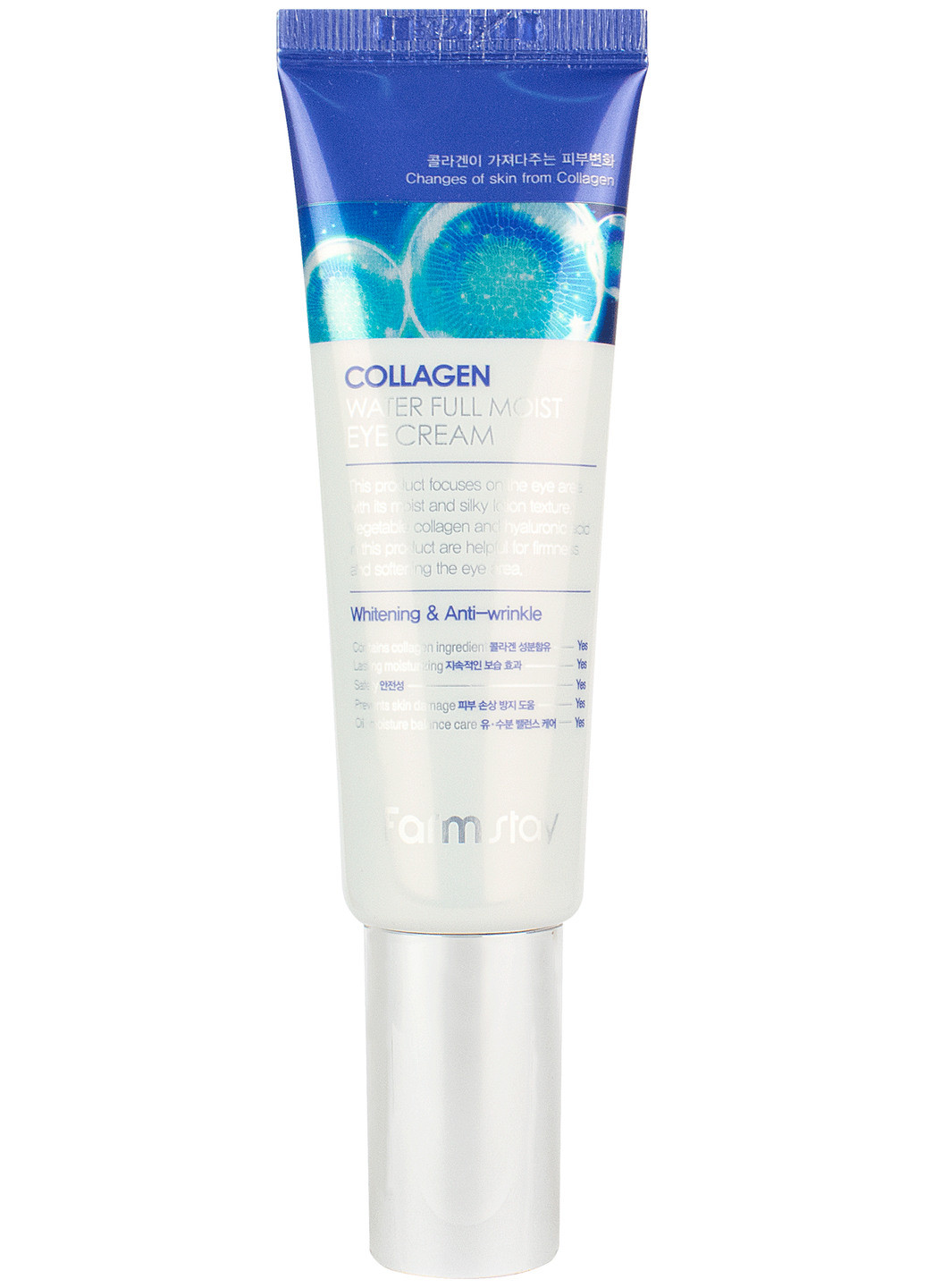 Зволожуючий крем для шкіри навколо очей з колагеном Collagen Water Full Moist Eye Cream, 50 мл FarmStay (202413920)