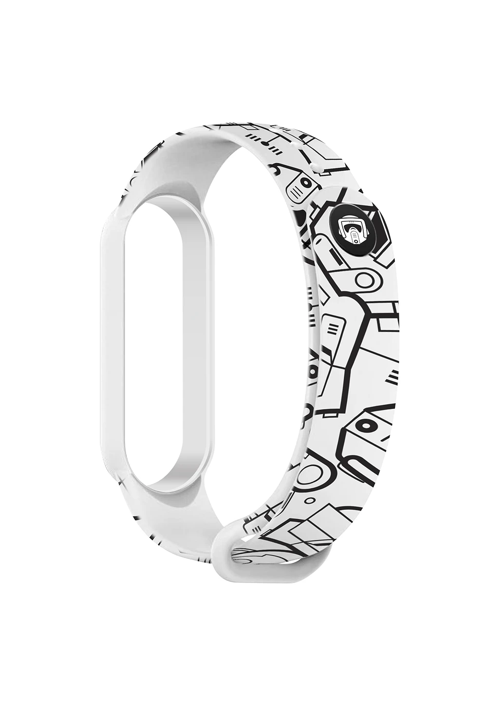 Ремінець White (ARM59260) ArmorStandart This is the Way для Xiaomi Mi Band 6/5 Throoper patern (238135731)