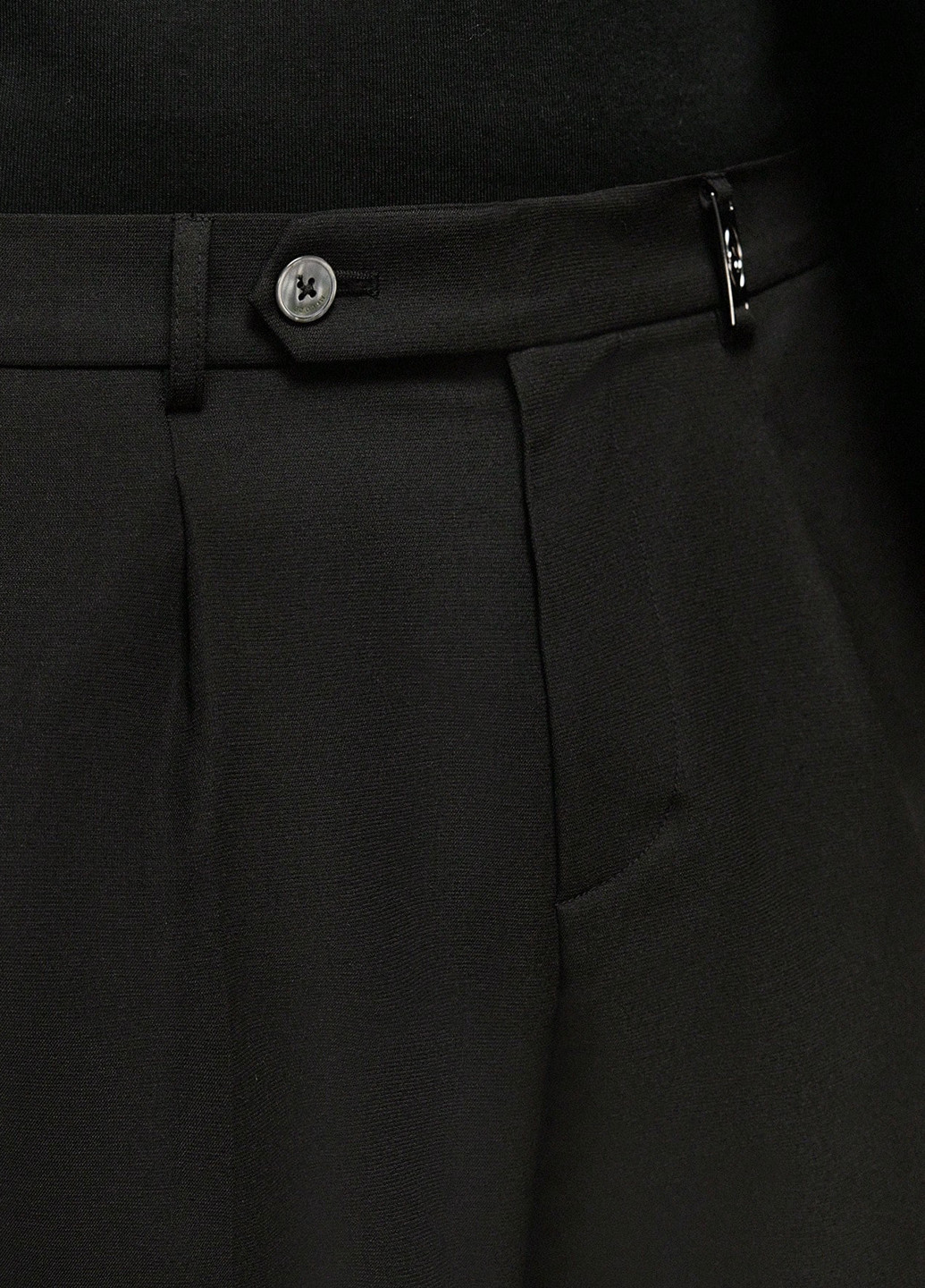 Чорний демісезонний костюм (піджак, штани) брючний SHEIN