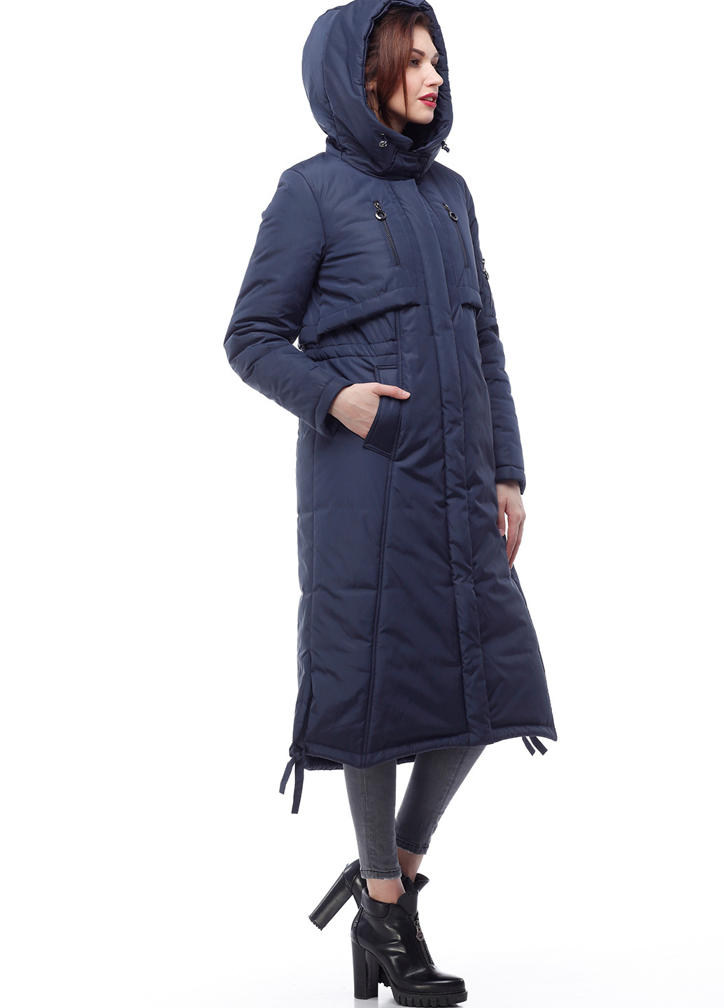 Темно-синяя зимняя куртка Origa