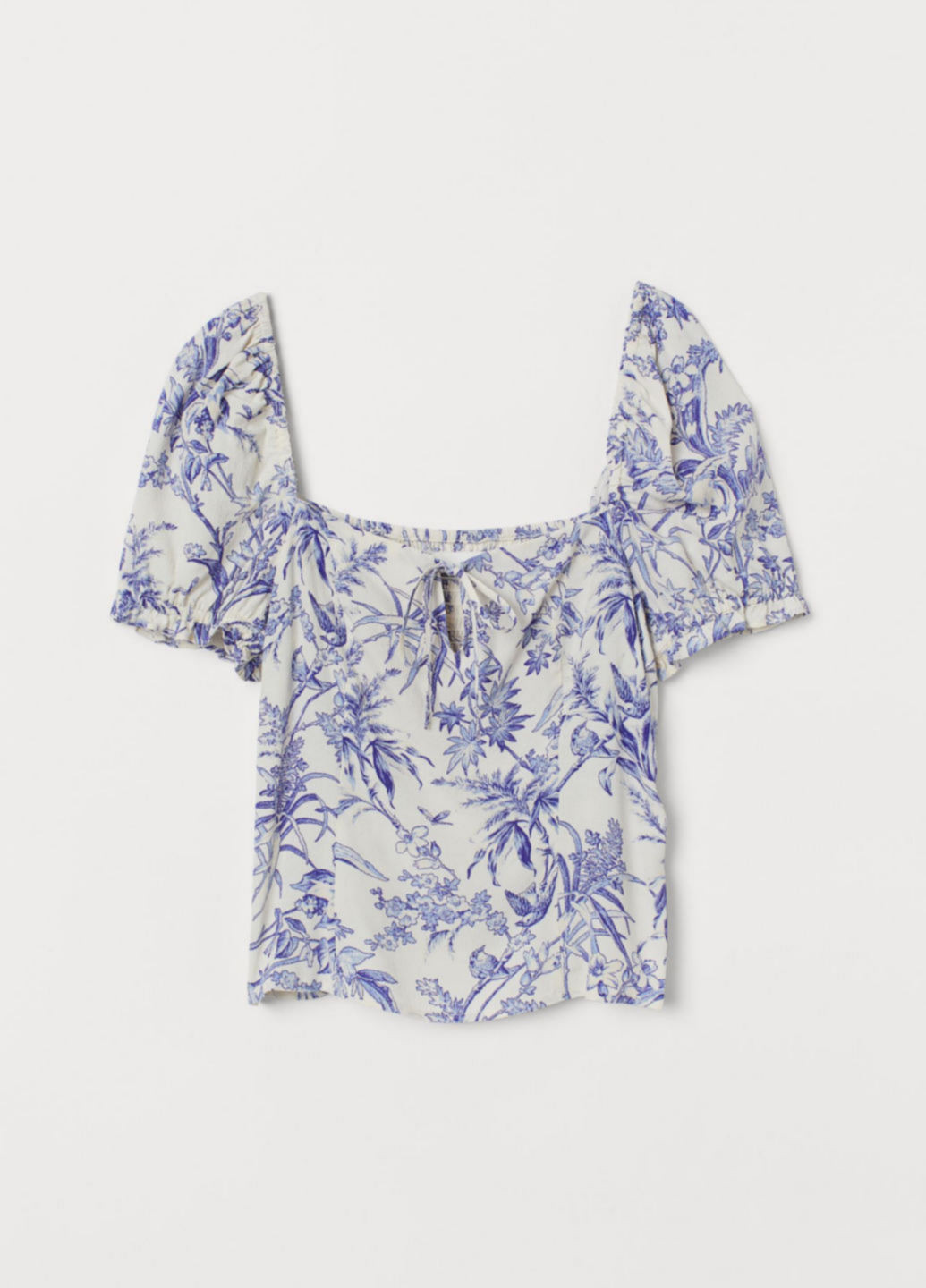 Комбинированная летняя блуза H&M