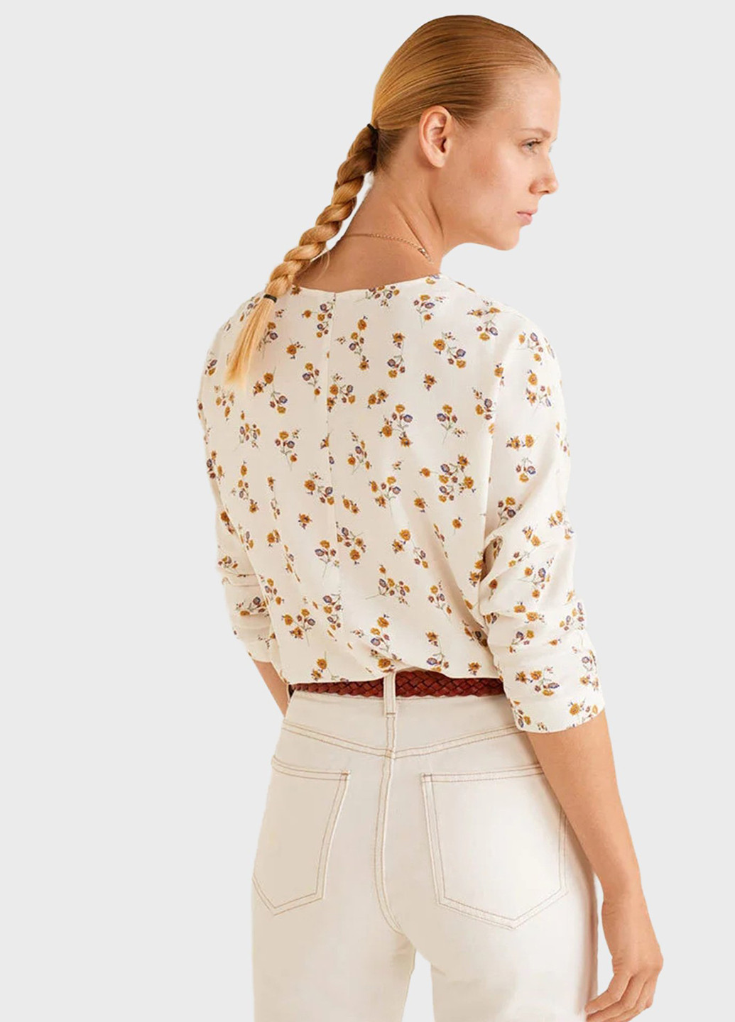 Белая блуза Mango