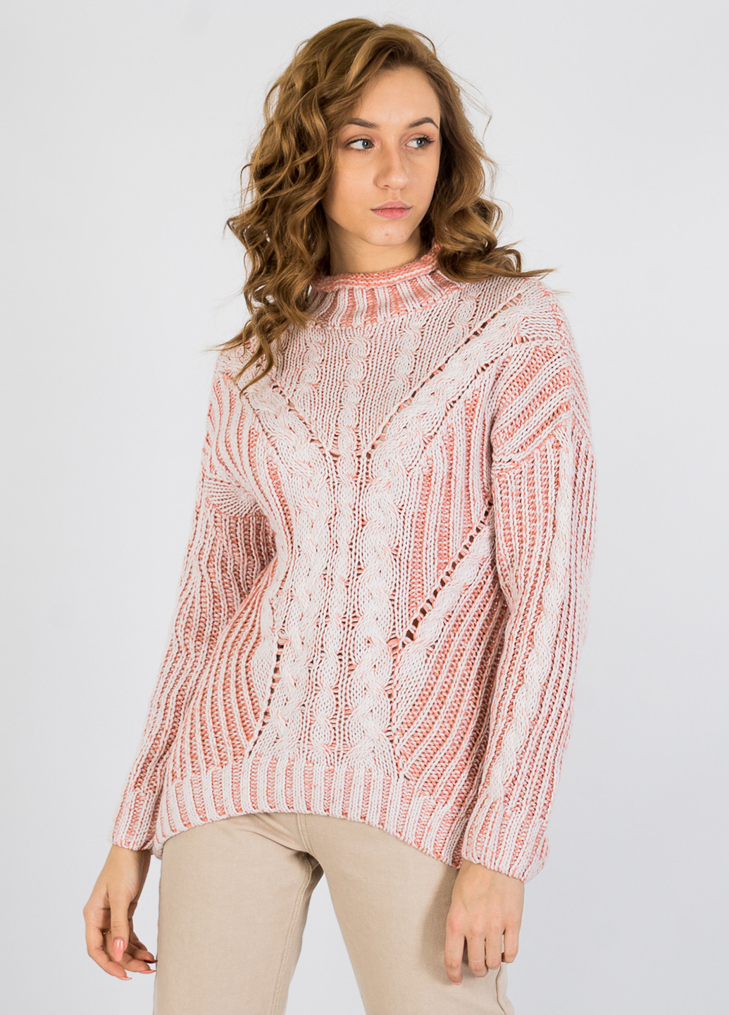 Светло-розовый зимний свитер Urban Bliss