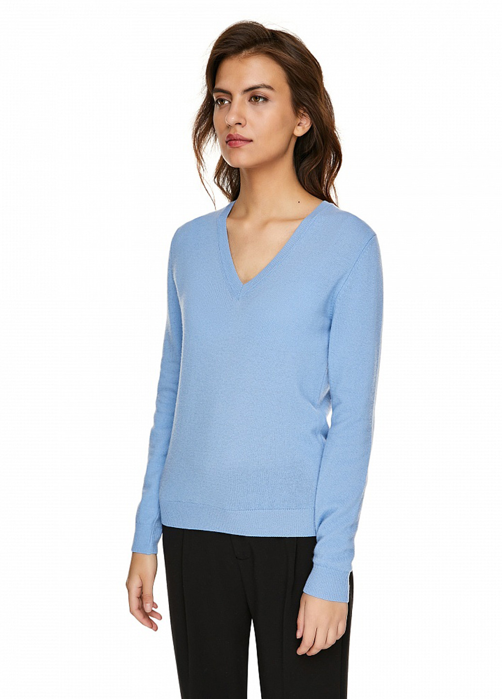 Голубой демисезонный пуловер пуловер United Colors of Benetton