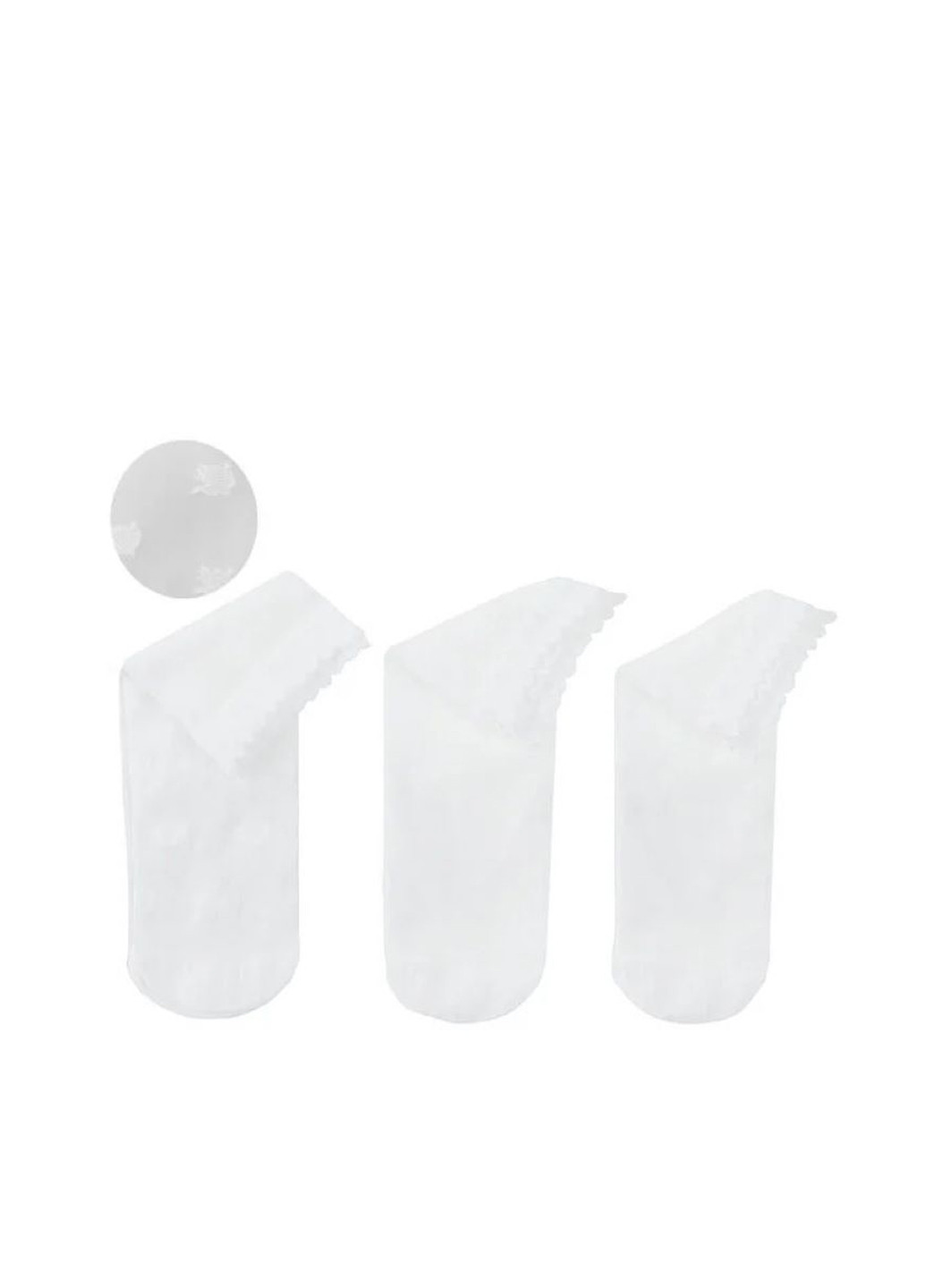 Белые носки (3 пары) Cool Club однотонные (317653291)