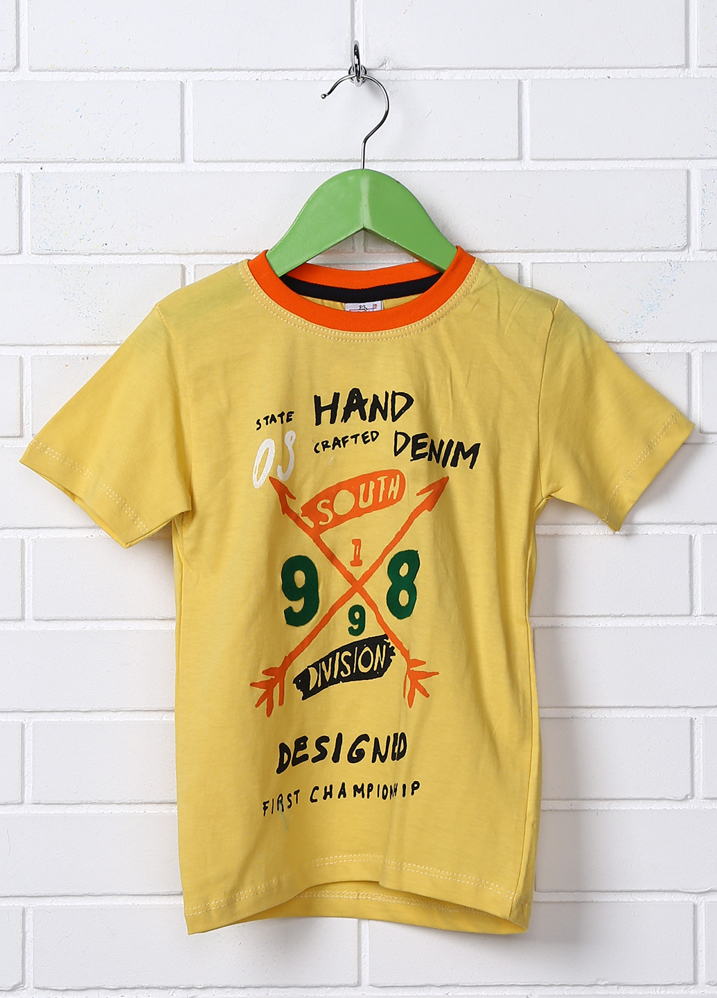 Жовта літня футболка з коротким рукавом Essu