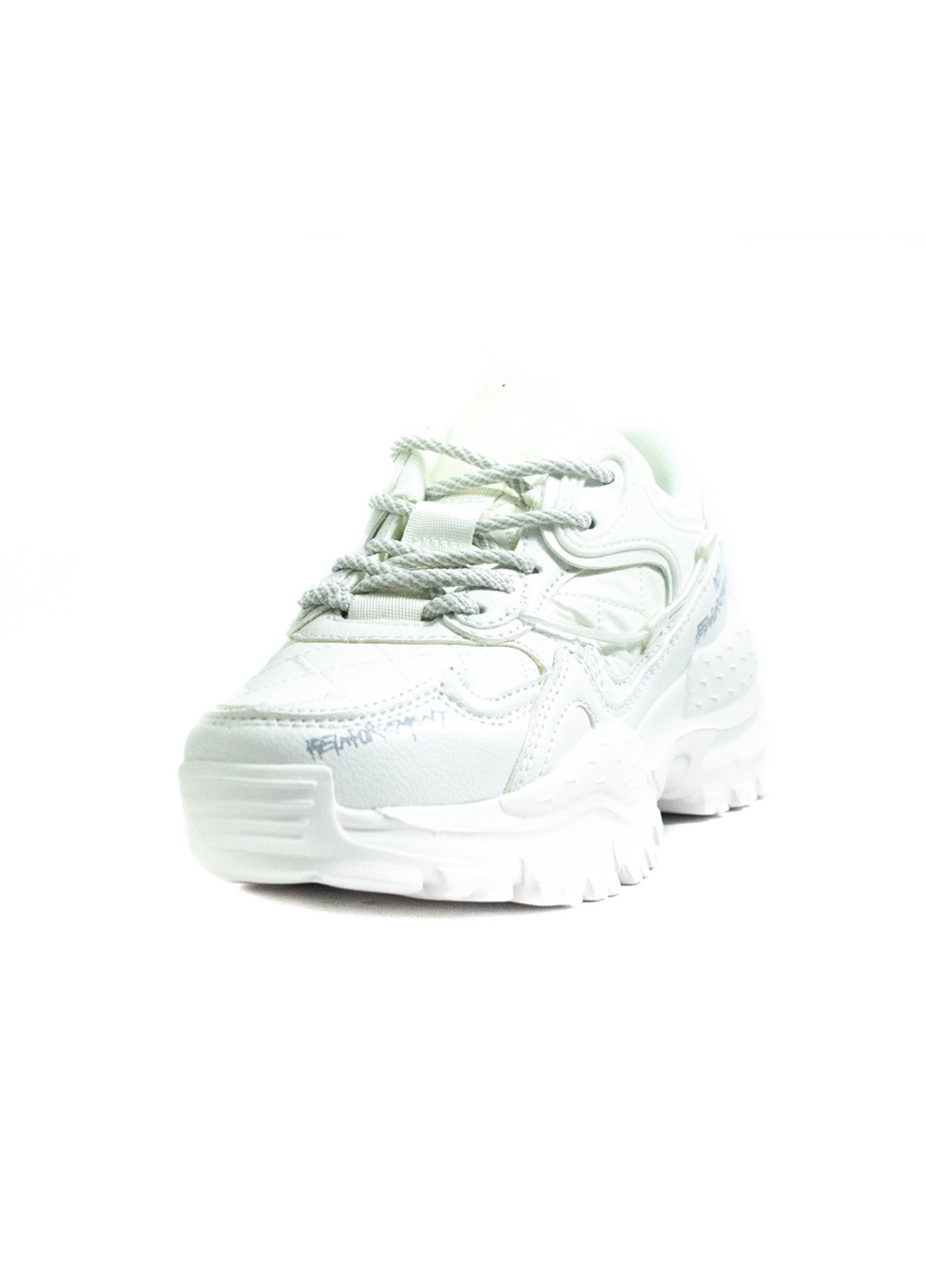 Белые демисезонные кроссовки Baas