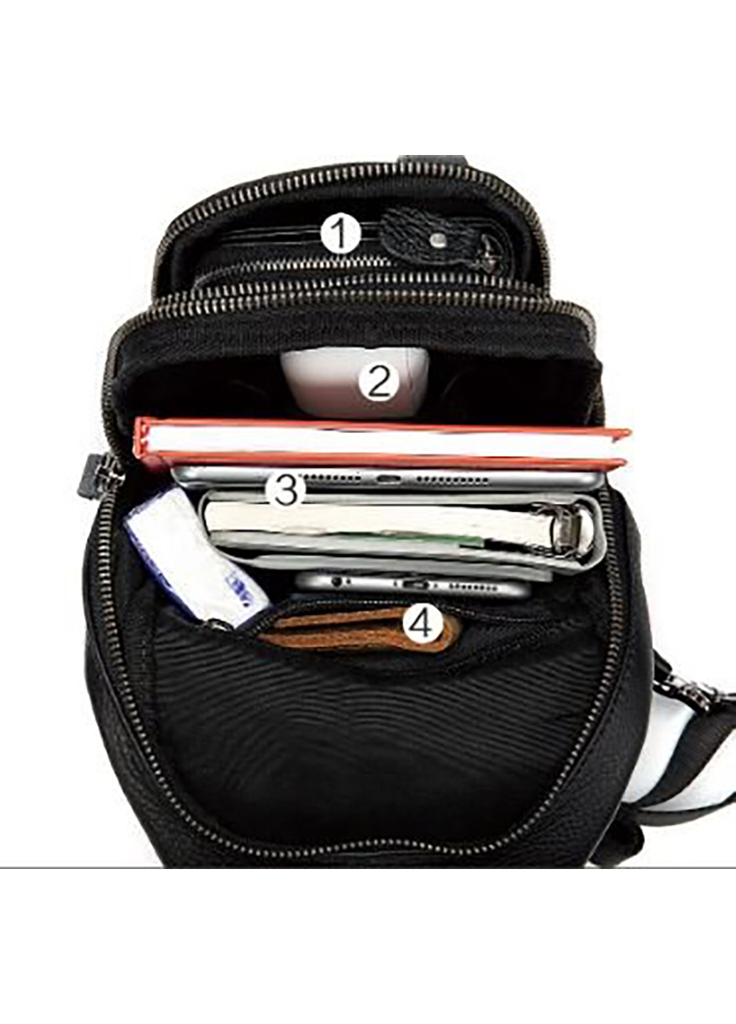 Чоловіча шкіряна сумка 17х29х6 см Vintage (252126863)