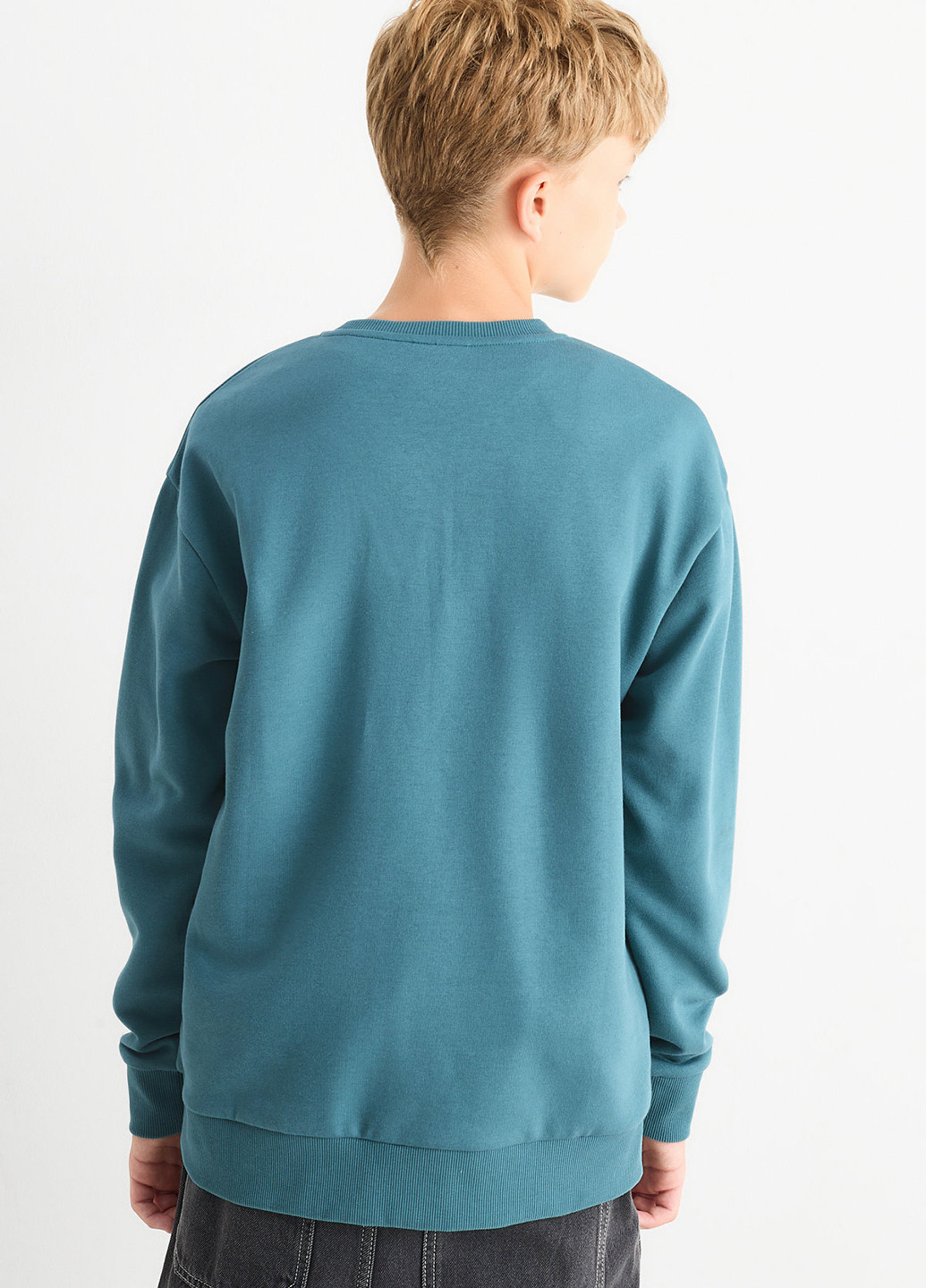 C&A світшот персонажі бірюзовий кежуал бавовна, трикотаж