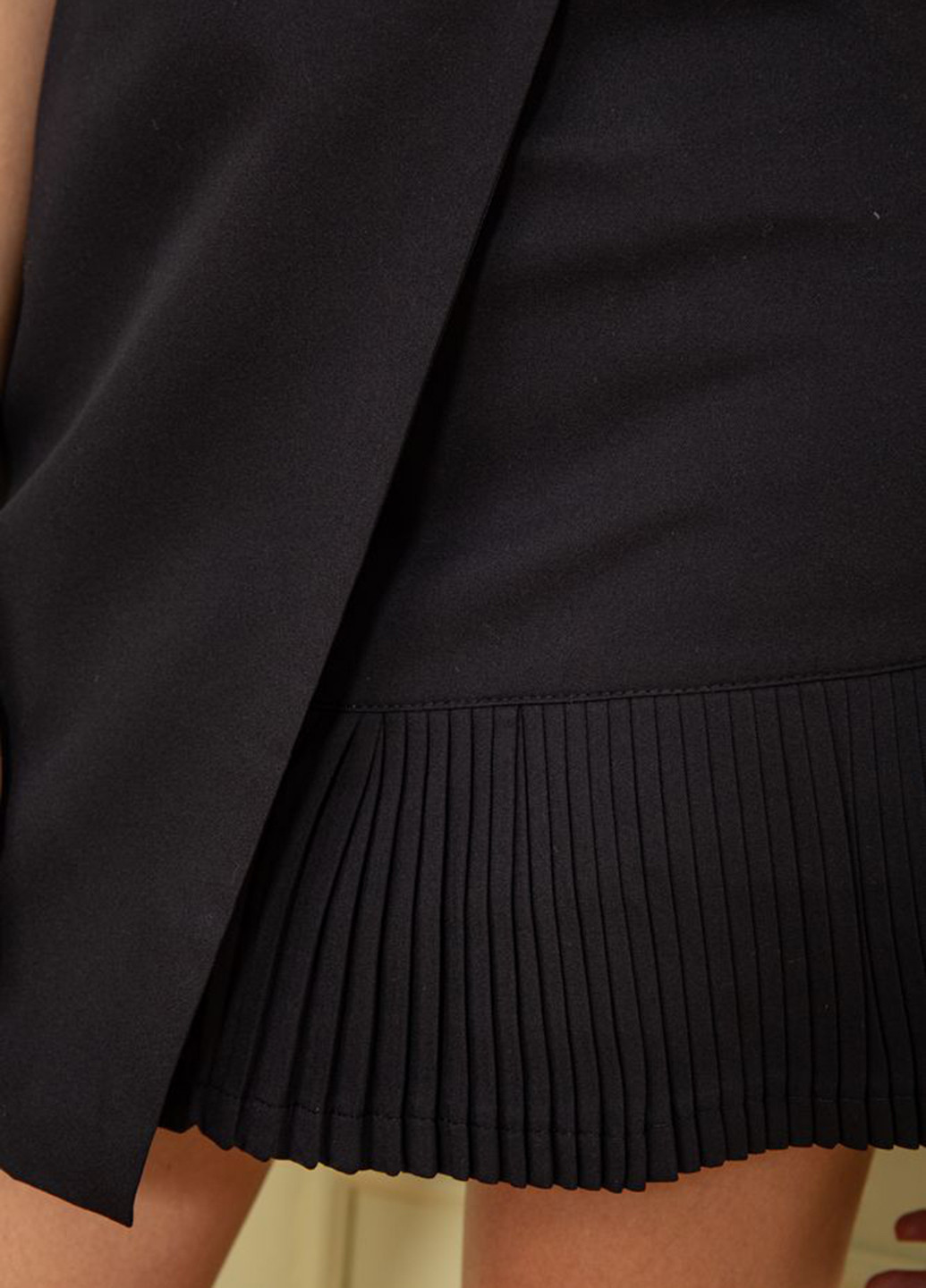 Черная кэжуал однотонная юбка Ager на запах