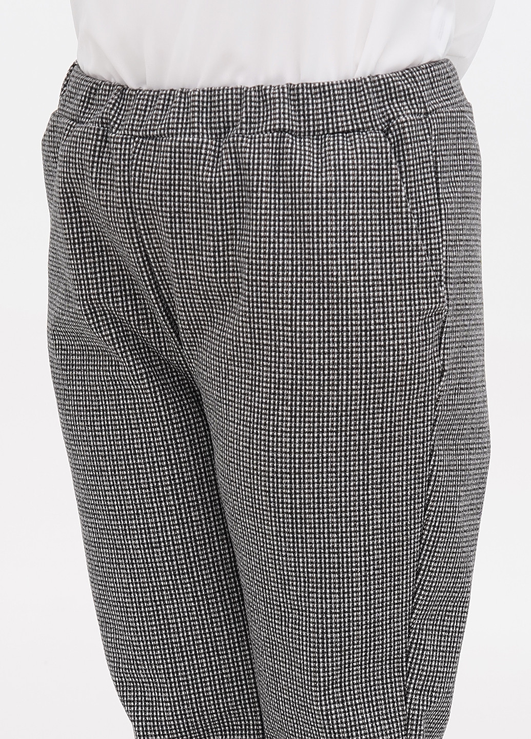 Черно-белые кэжуал зимние зауженные брюки New Collection