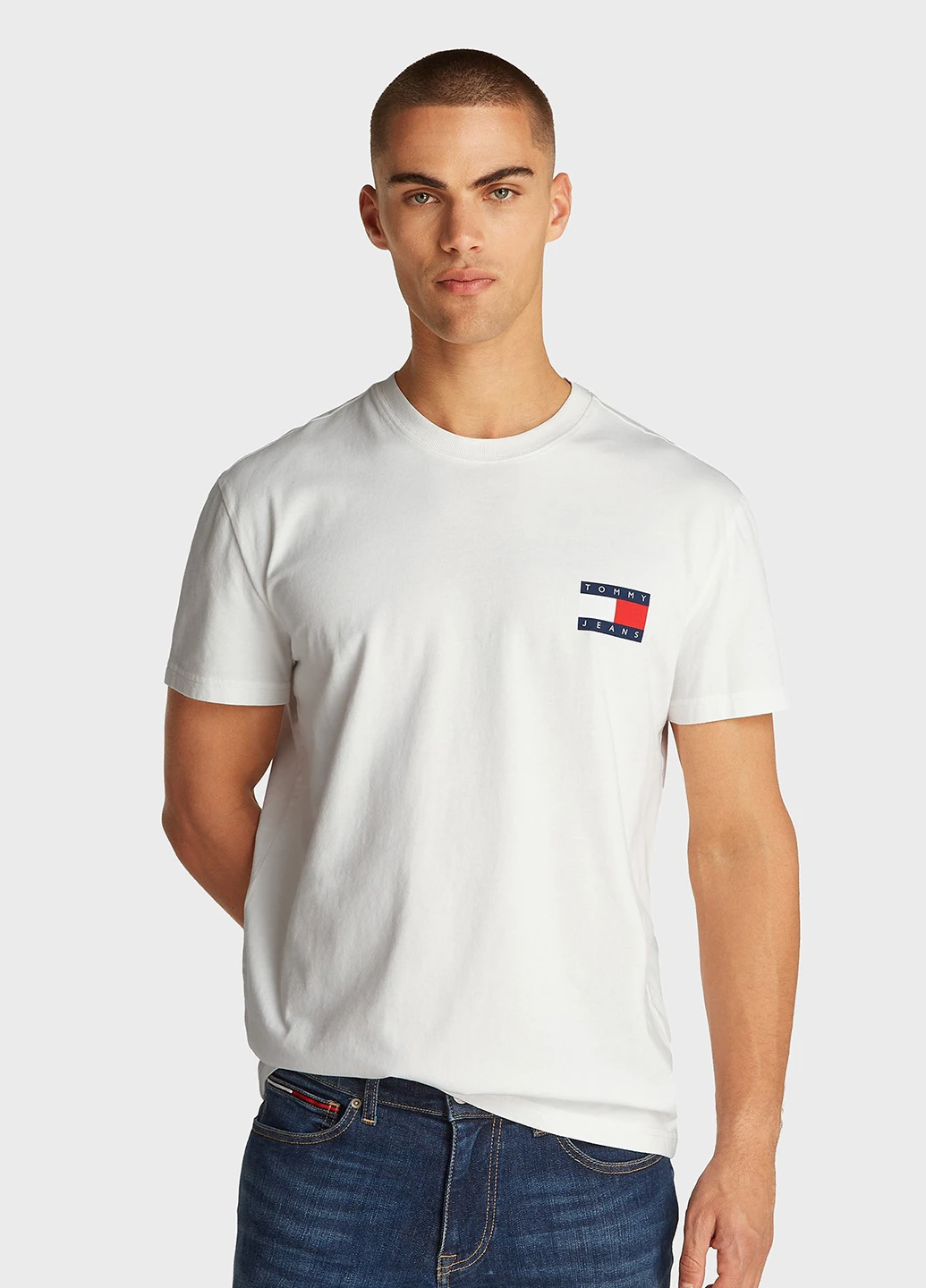 Белая футболка Tommy Jeans