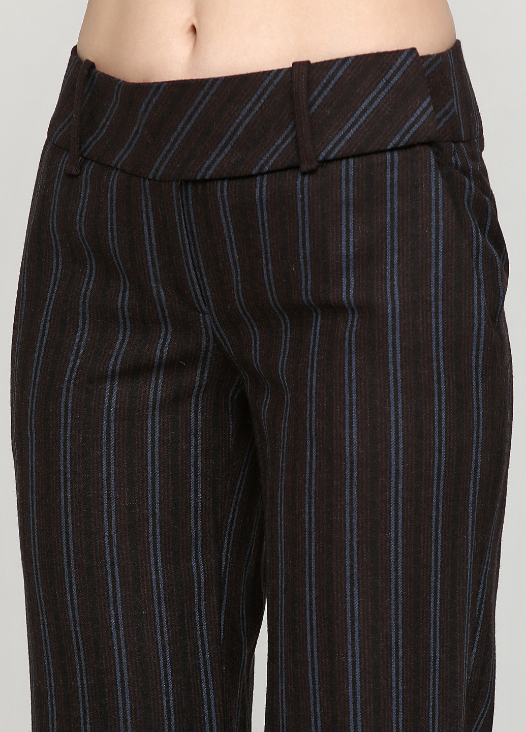 Коричневые классические демисезонные прямые брюки Sinequanone