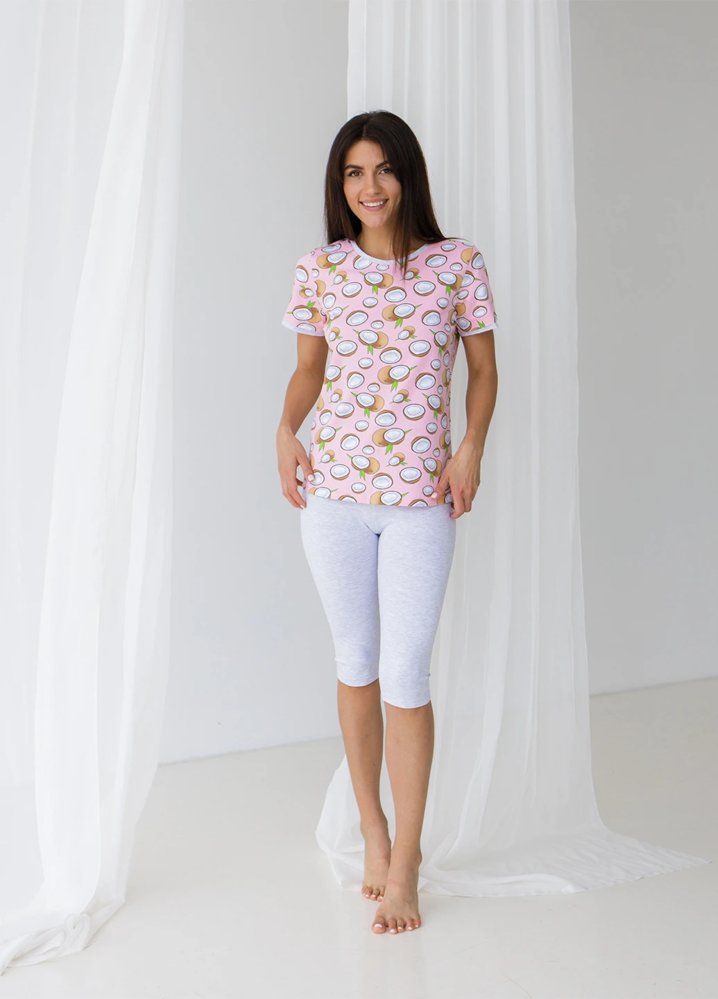 Пісочна всесезон піжама (футболка, бриджі) футболка+ бриджі Barwa Garments