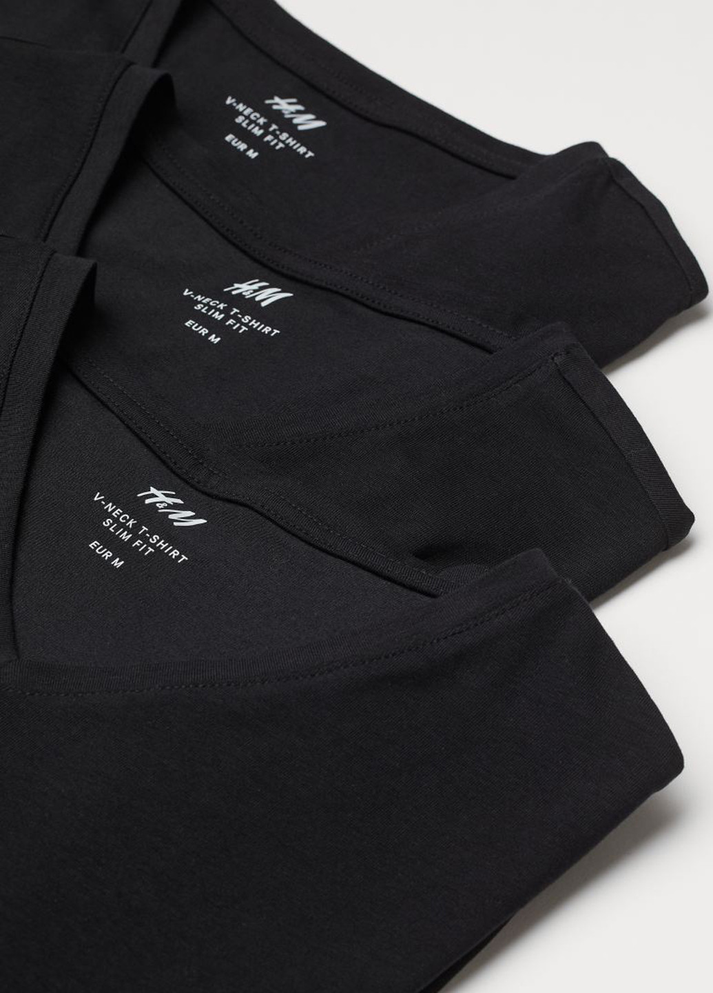 Черная футболки H&M