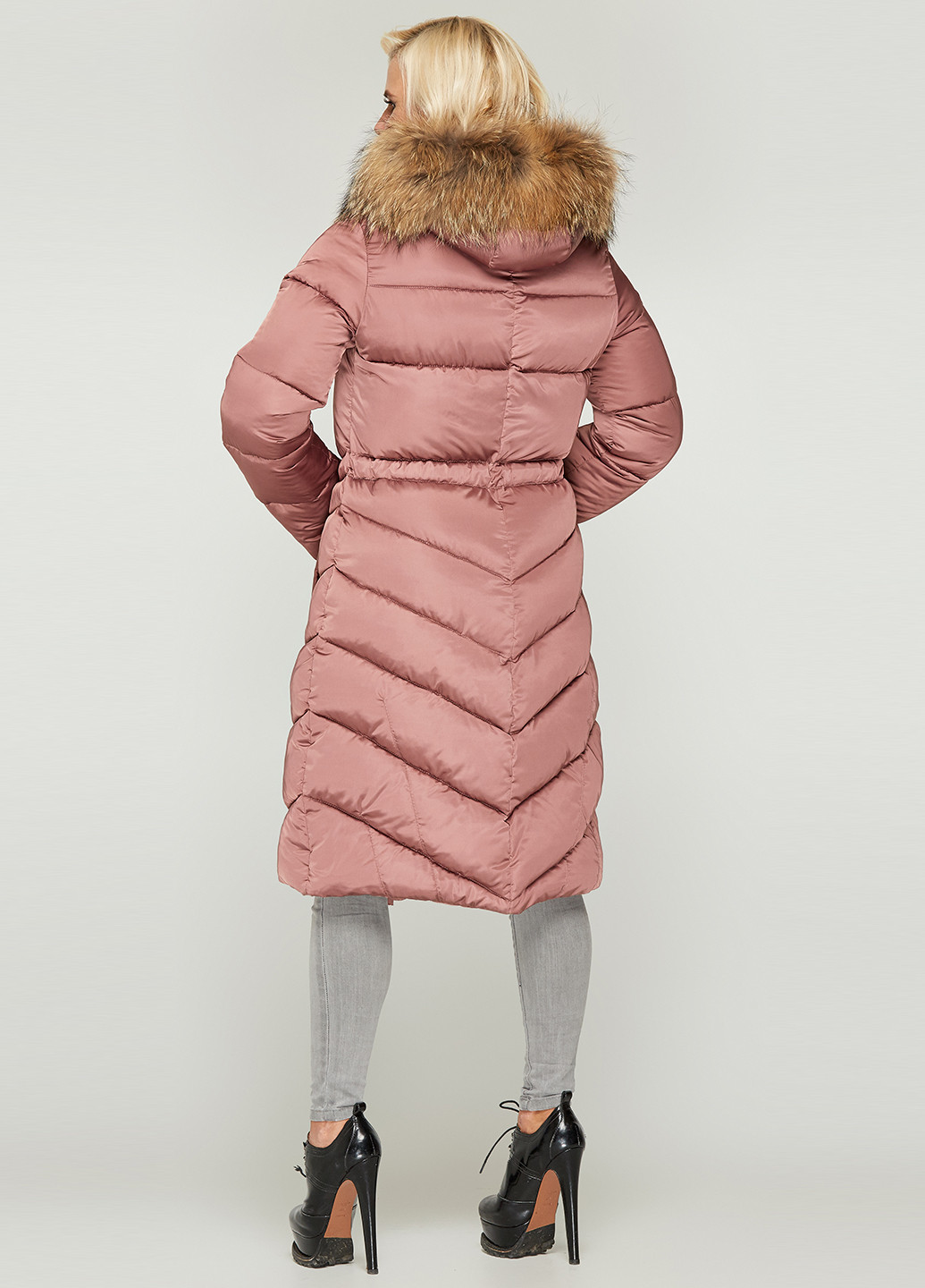 Темно-рожева зимня куртка MN