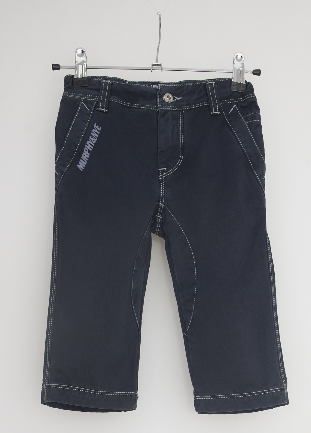 Бледно-синие летние прямые джинсы Murphy & Nye