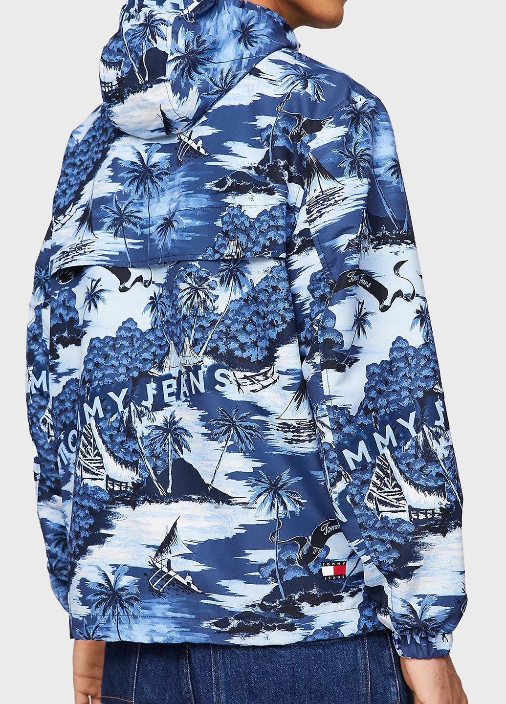 Комбинированная летняя ветровка Tommy Jeans
