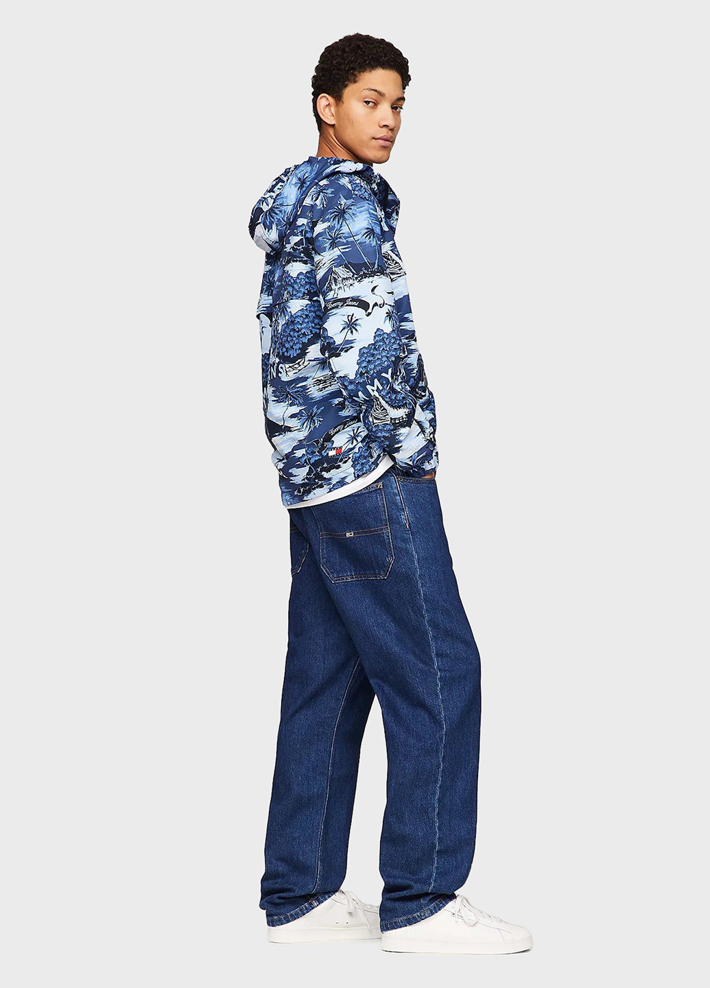 Комбинированная летняя ветровка Tommy Jeans