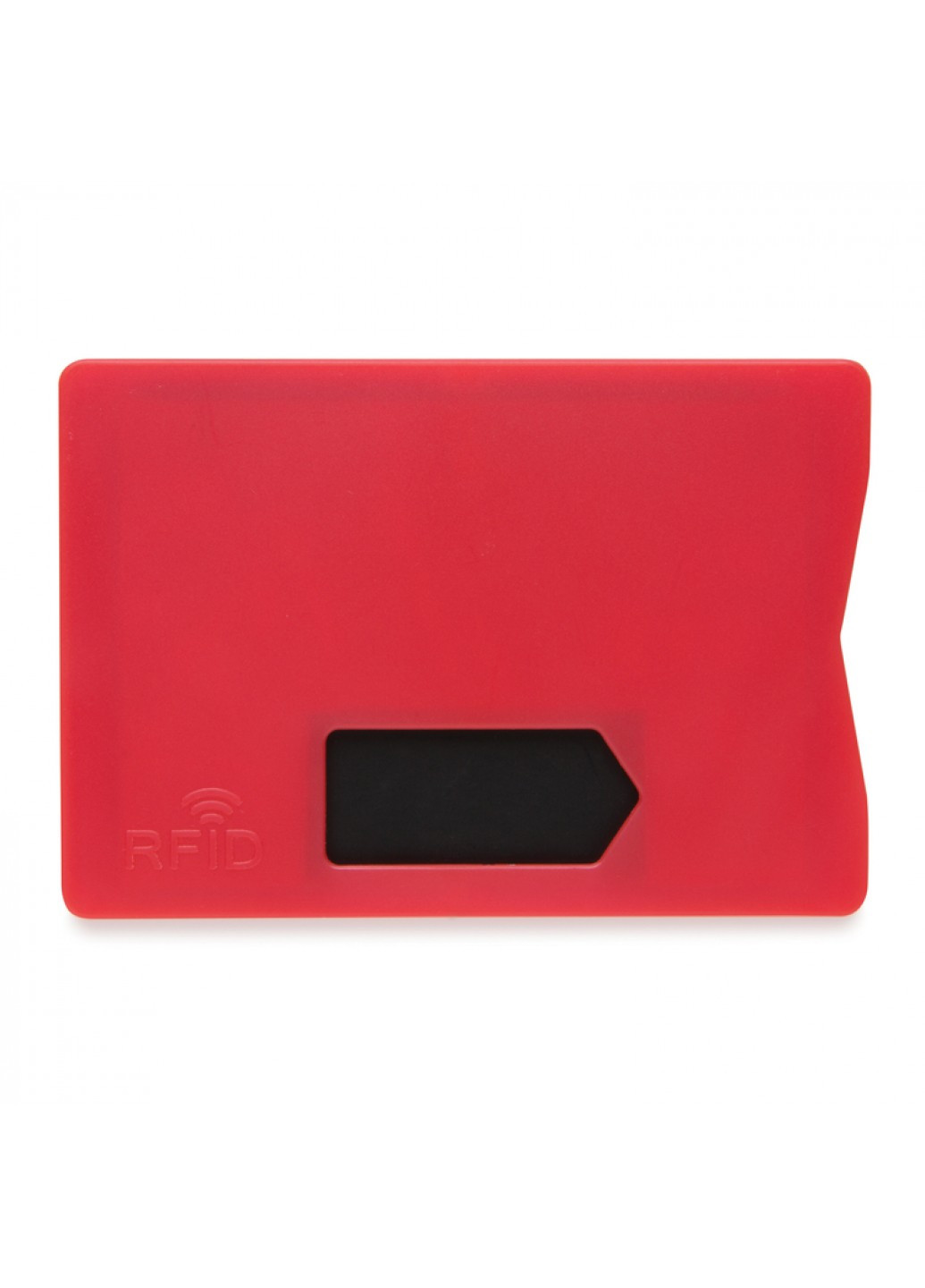 Холдер для кредитної картки Захист від зчитування; червоний Loooqs однотонний червоний кежуал