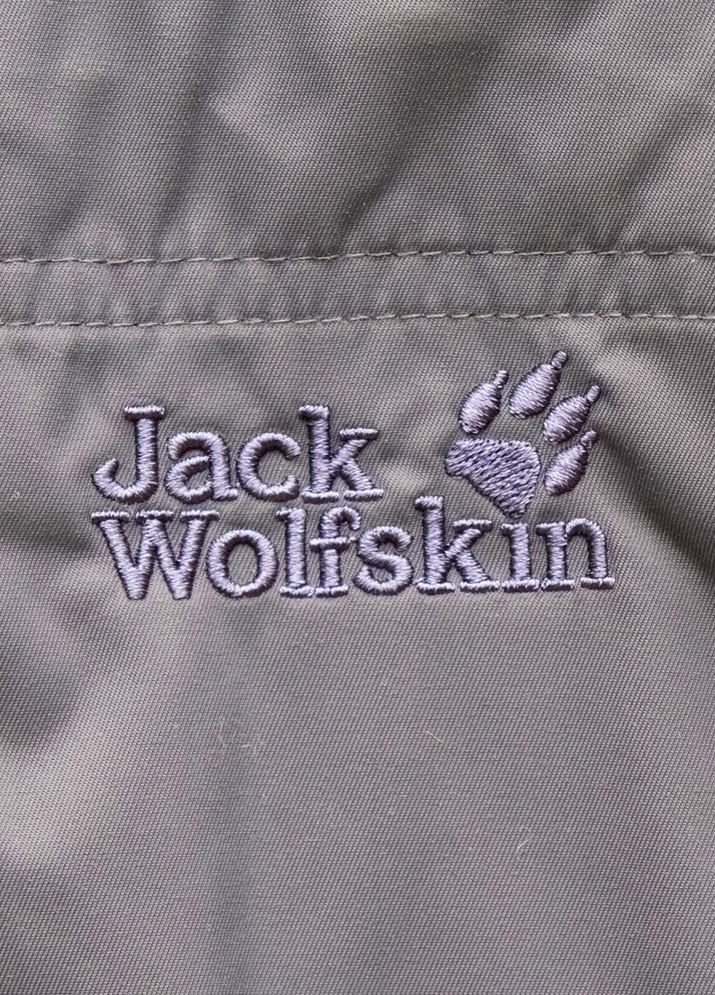 Сірий зимній Пуховик Jack Wolfskin