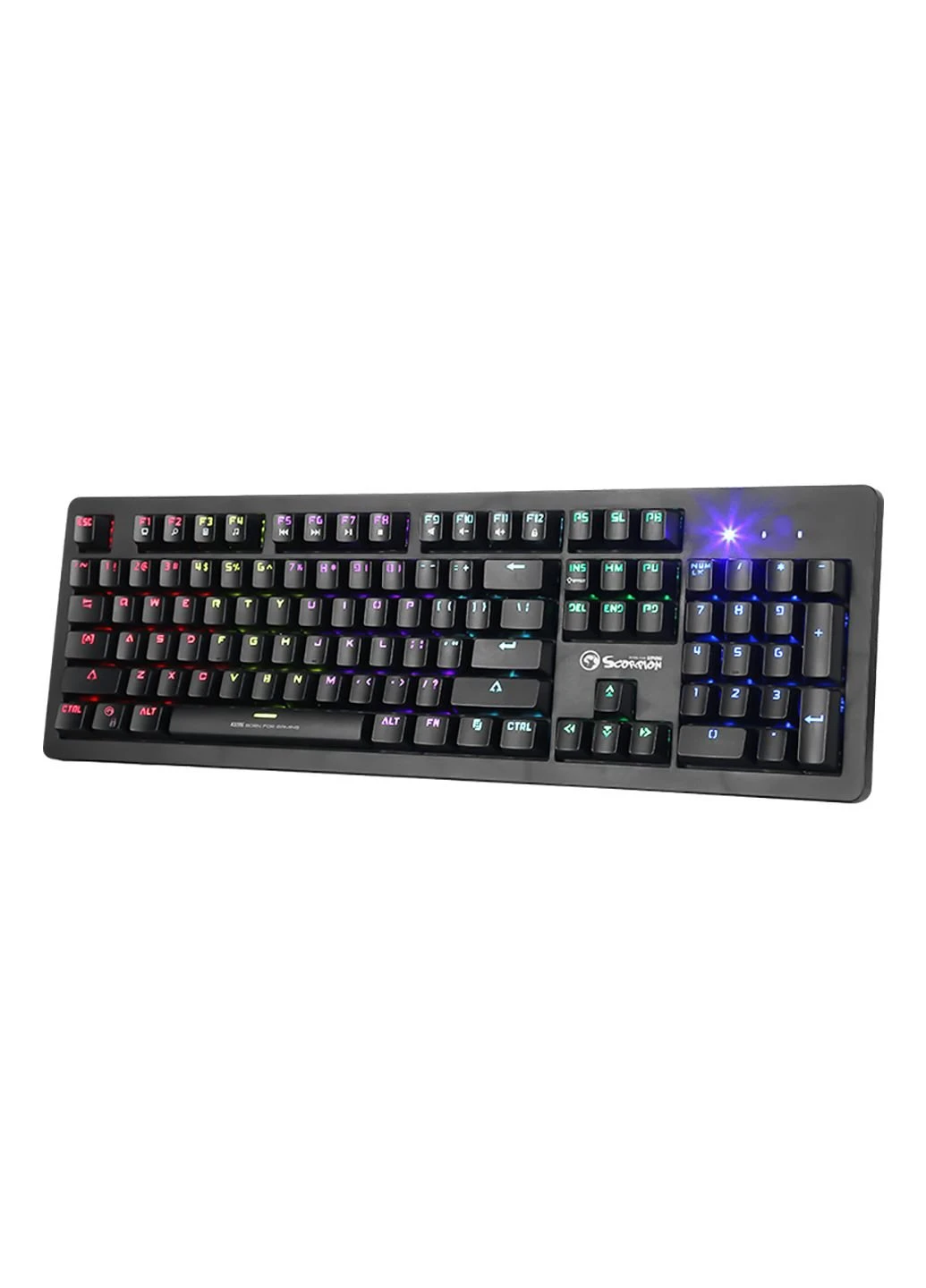 Клавіатура (KG916) Marvo KG916 Multi-LED Mechanical Blue Switch USB (253468430)