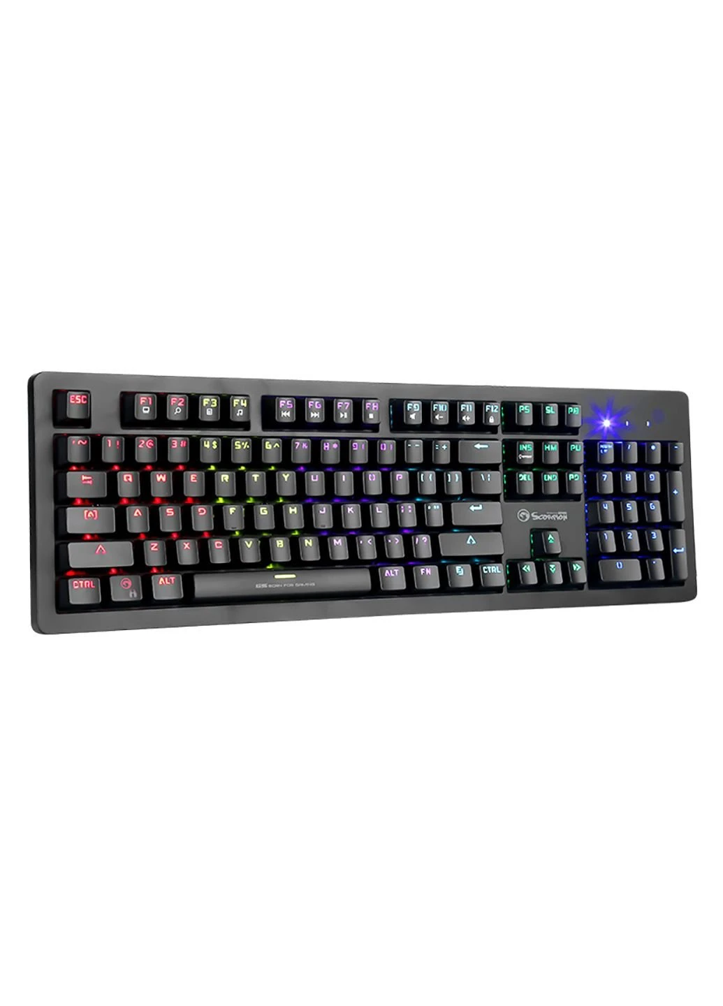 Клавіатура (KG916) Marvo KG916 Multi-LED Mechanical Blue Switch USB (253468430)